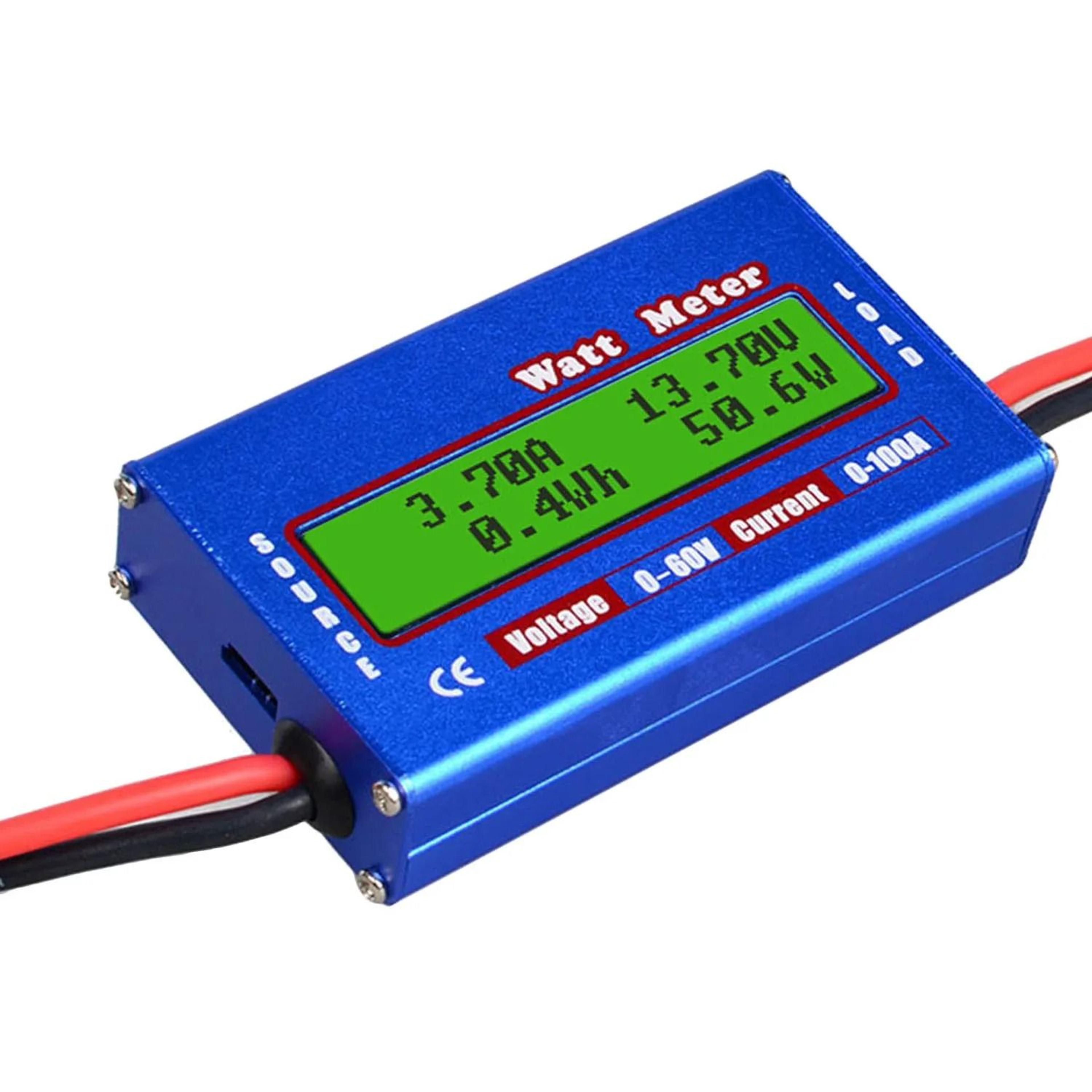 100a rc watt meter digital lcd power analyzer and battery voltage checker