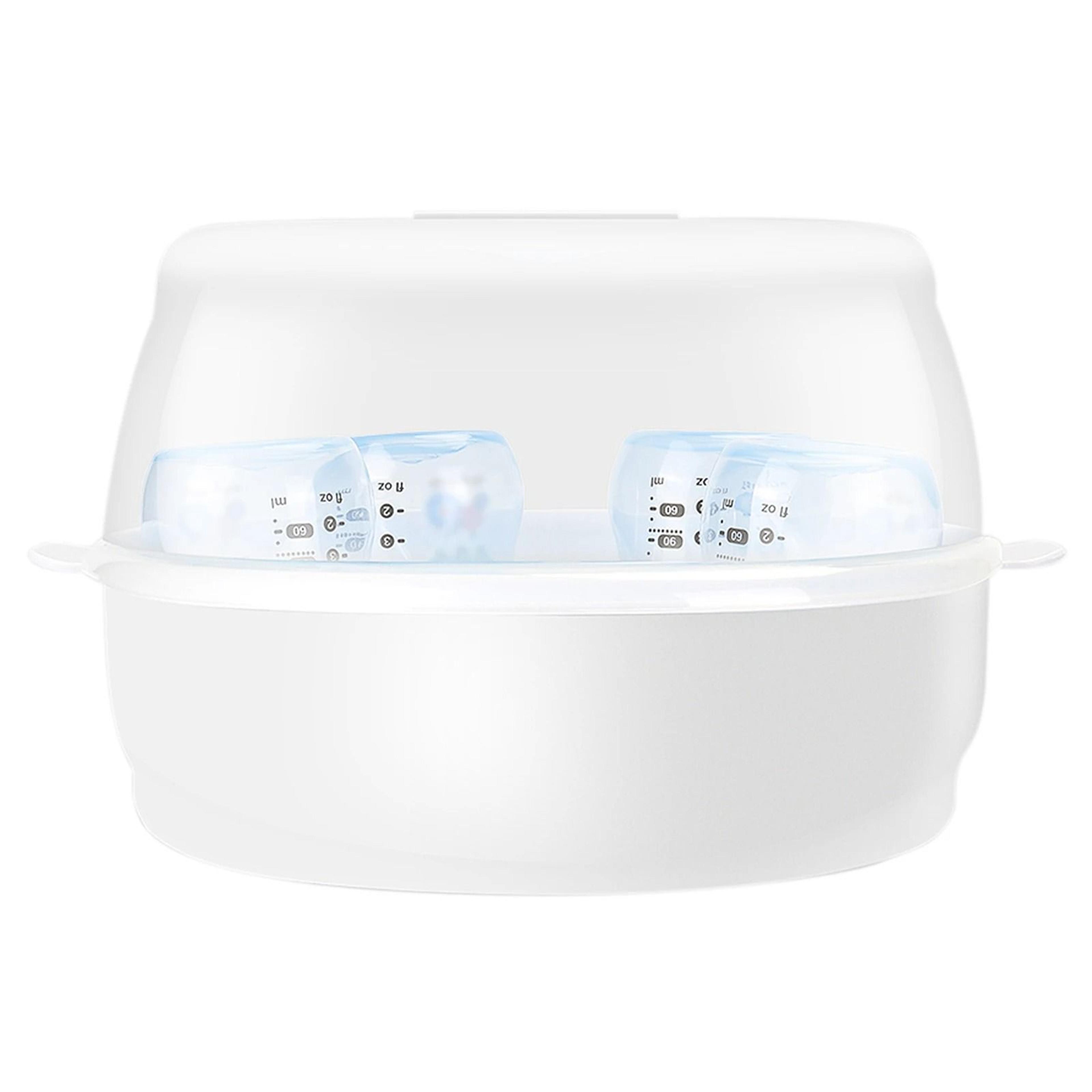 6-bottle microwave bottle sterilizer fast steam sterilizer for baby feeding accessories