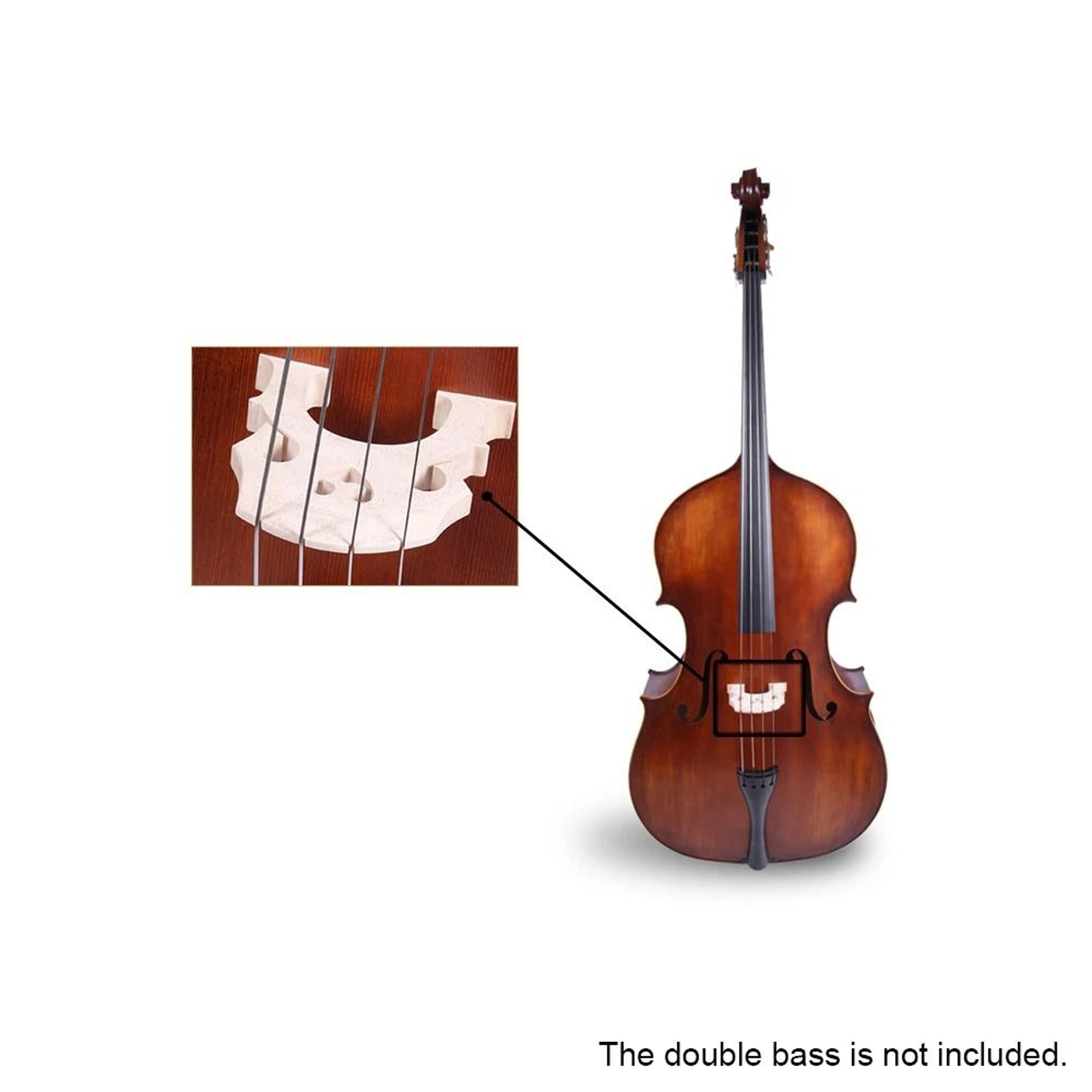 34 Double Bass Bridge Maple Replacement For Upright Bass Contrabass 4