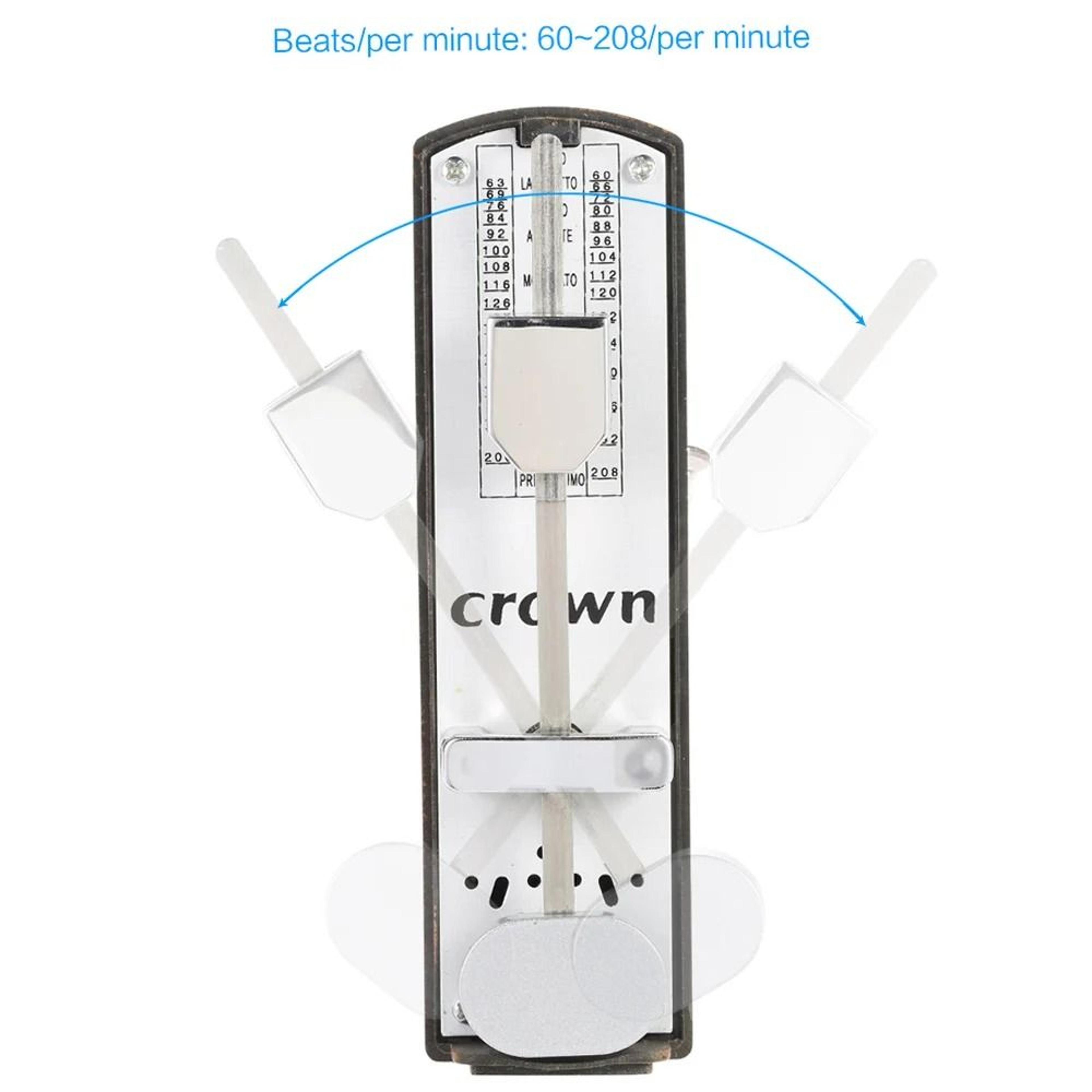 11cm Mini Mechanical Metronome Portable WindUp Tempo Trainer For Piano Guitar Violin And Ukulele 5