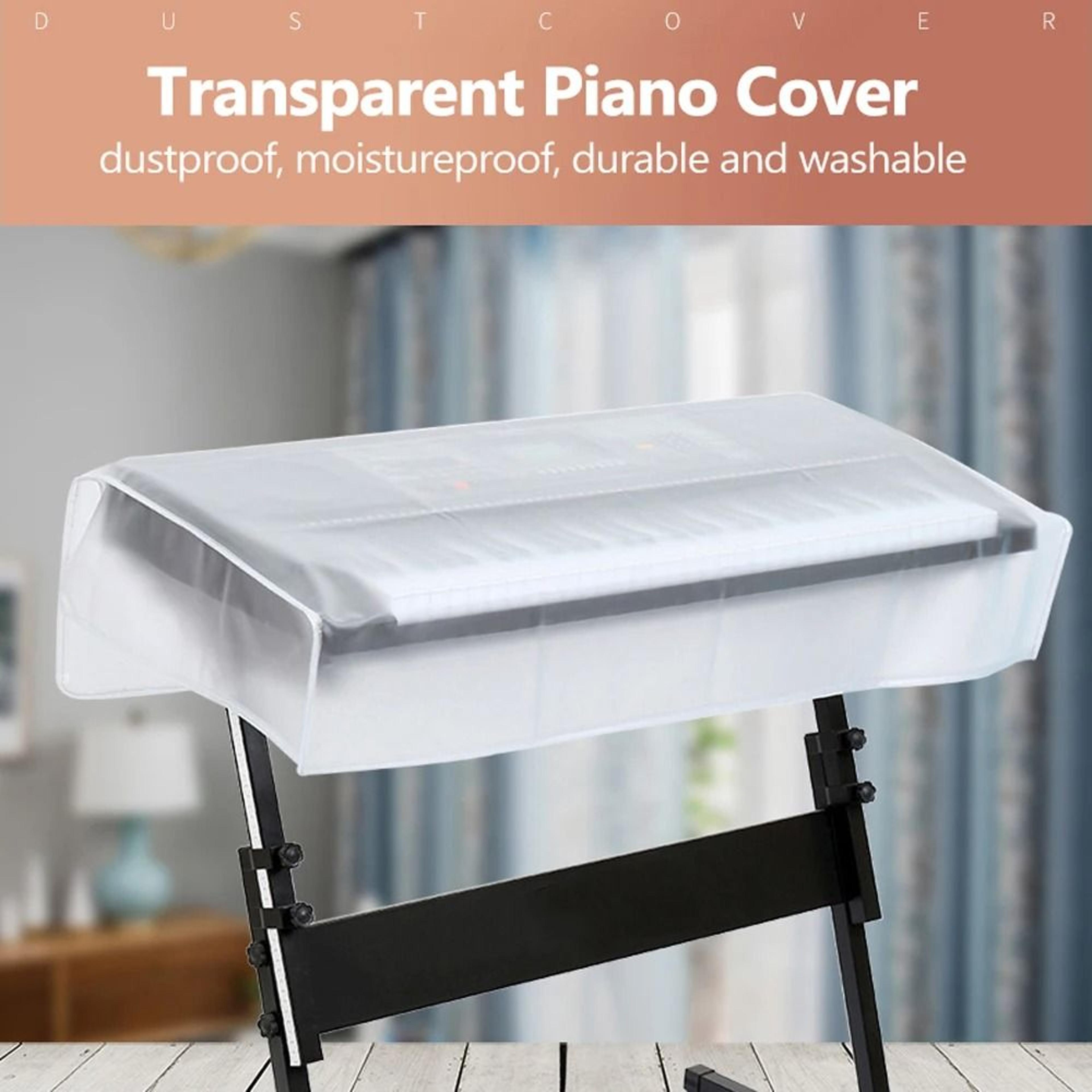 transparent digital piano keyboard cover dustproof peva protector for 61 76 88 keys