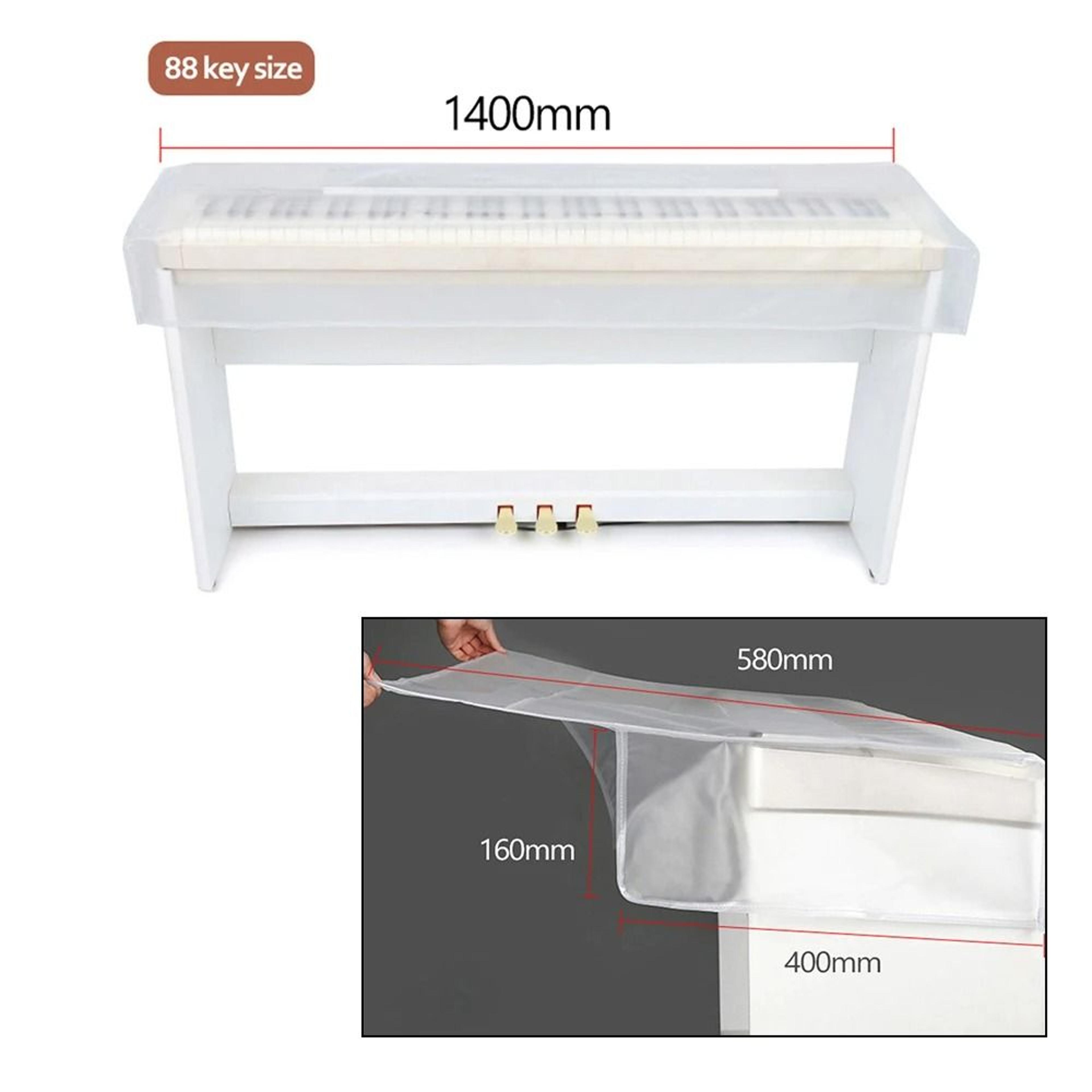 Transparent Digital Piano Keyboard Cover Dustproof PEVA Protector For 61 76 88 Keys 3