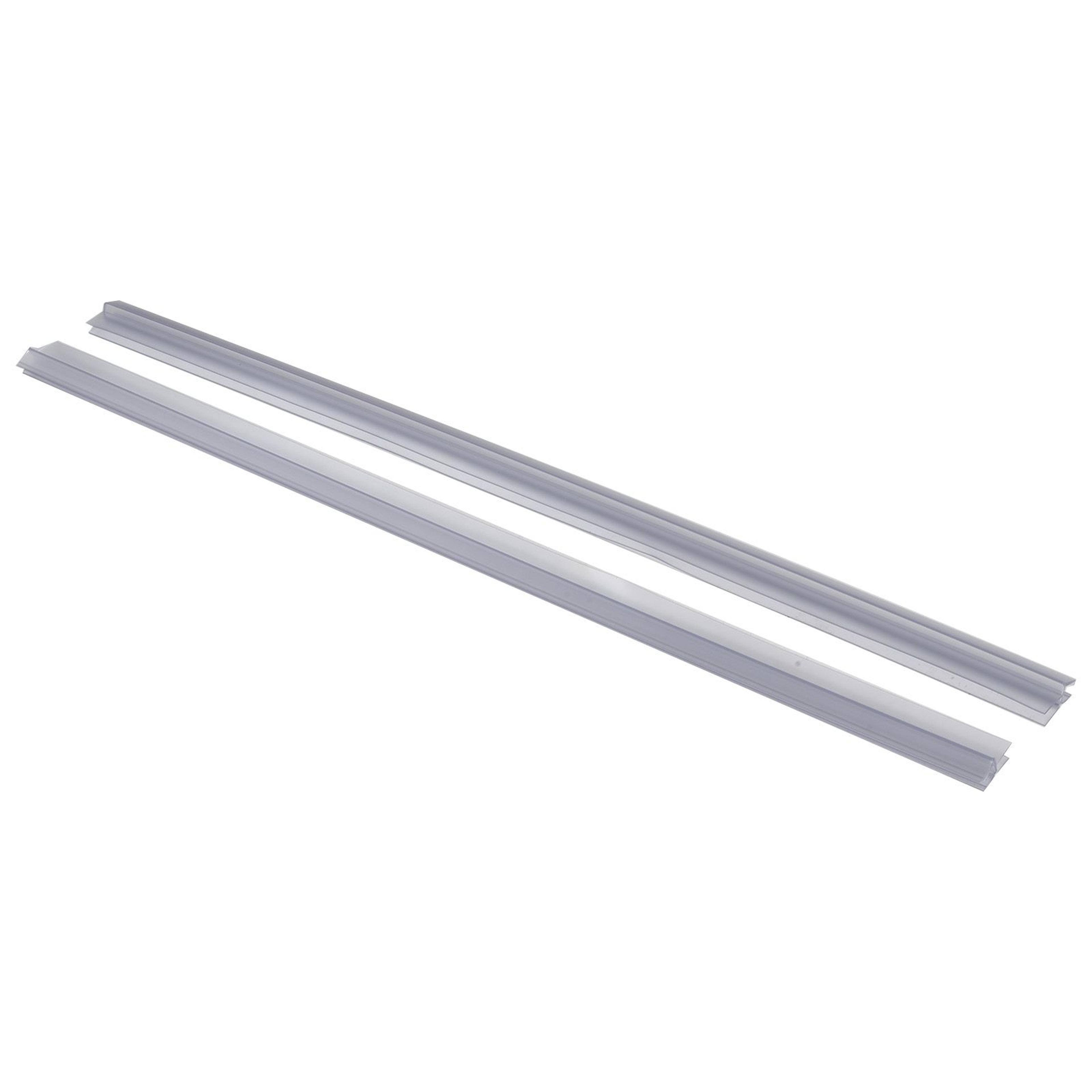 100cm Shower Door Bottom Seal PVC Water Barrier Strip For Glass Shower Screens 5