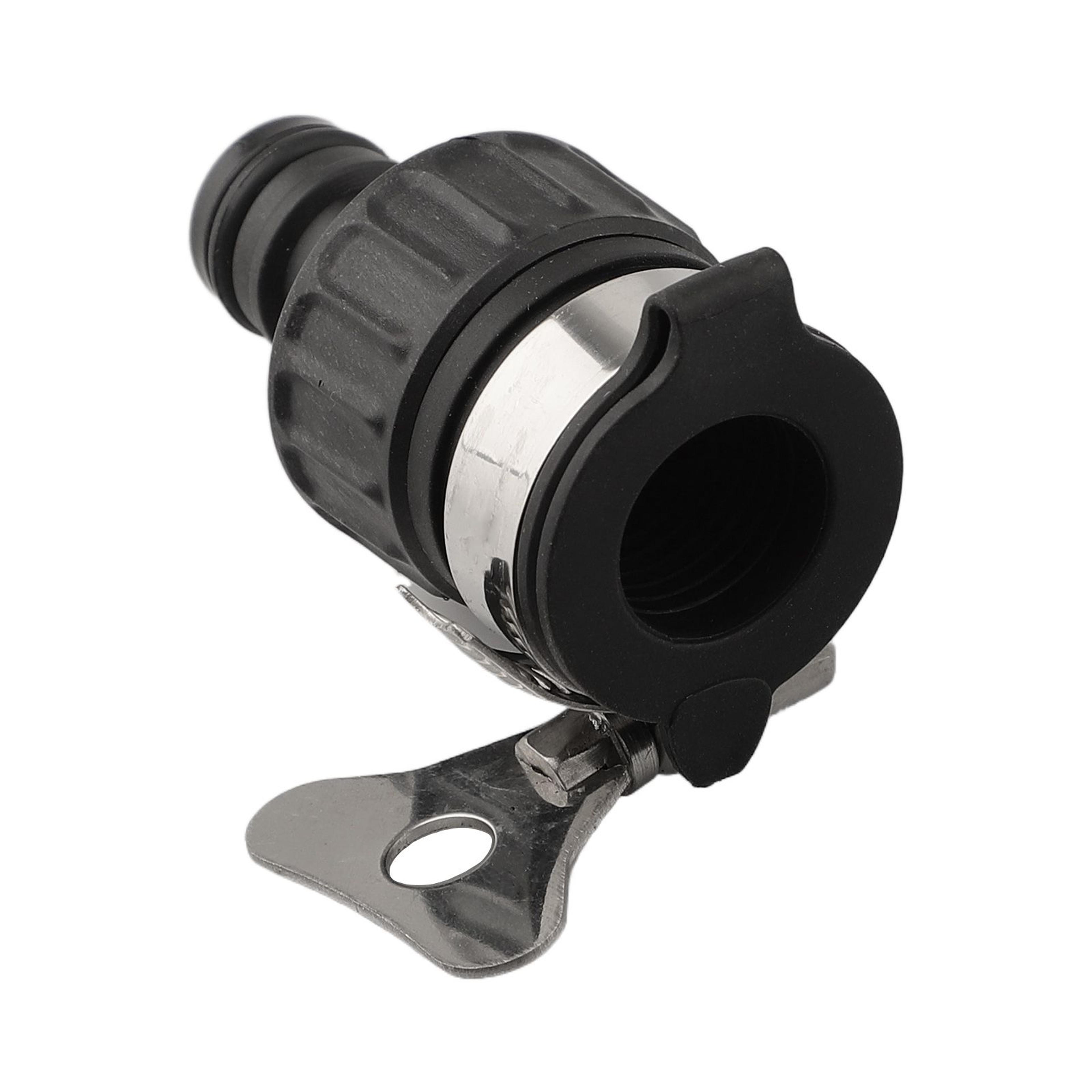 1520mm Threadless Tap Adapter Quick Connect Garden Hose Connector With Clamp 0