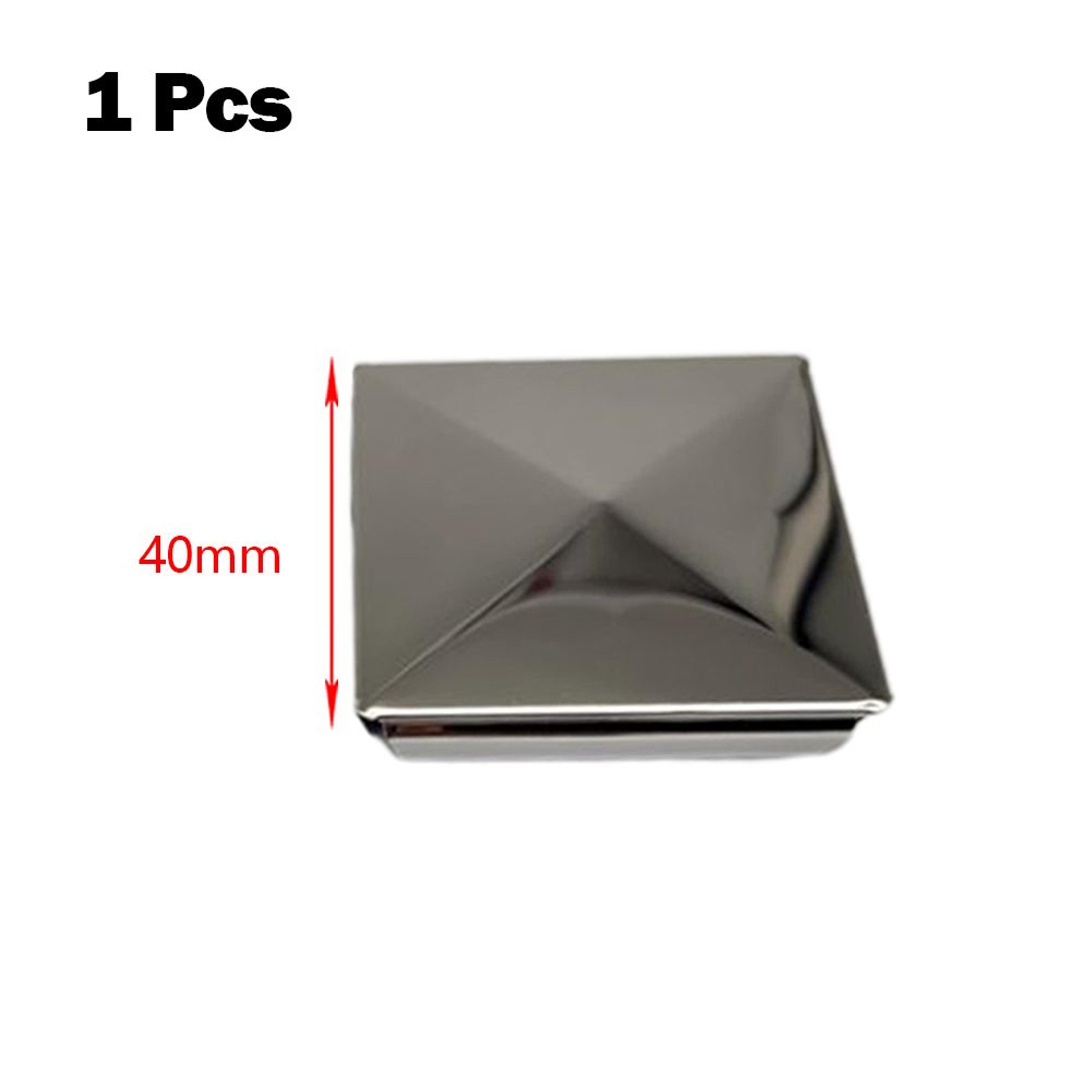 110Piece Square Post Cap Stainless Steel Pyramid Cover For Fence And Garden Posts 6
