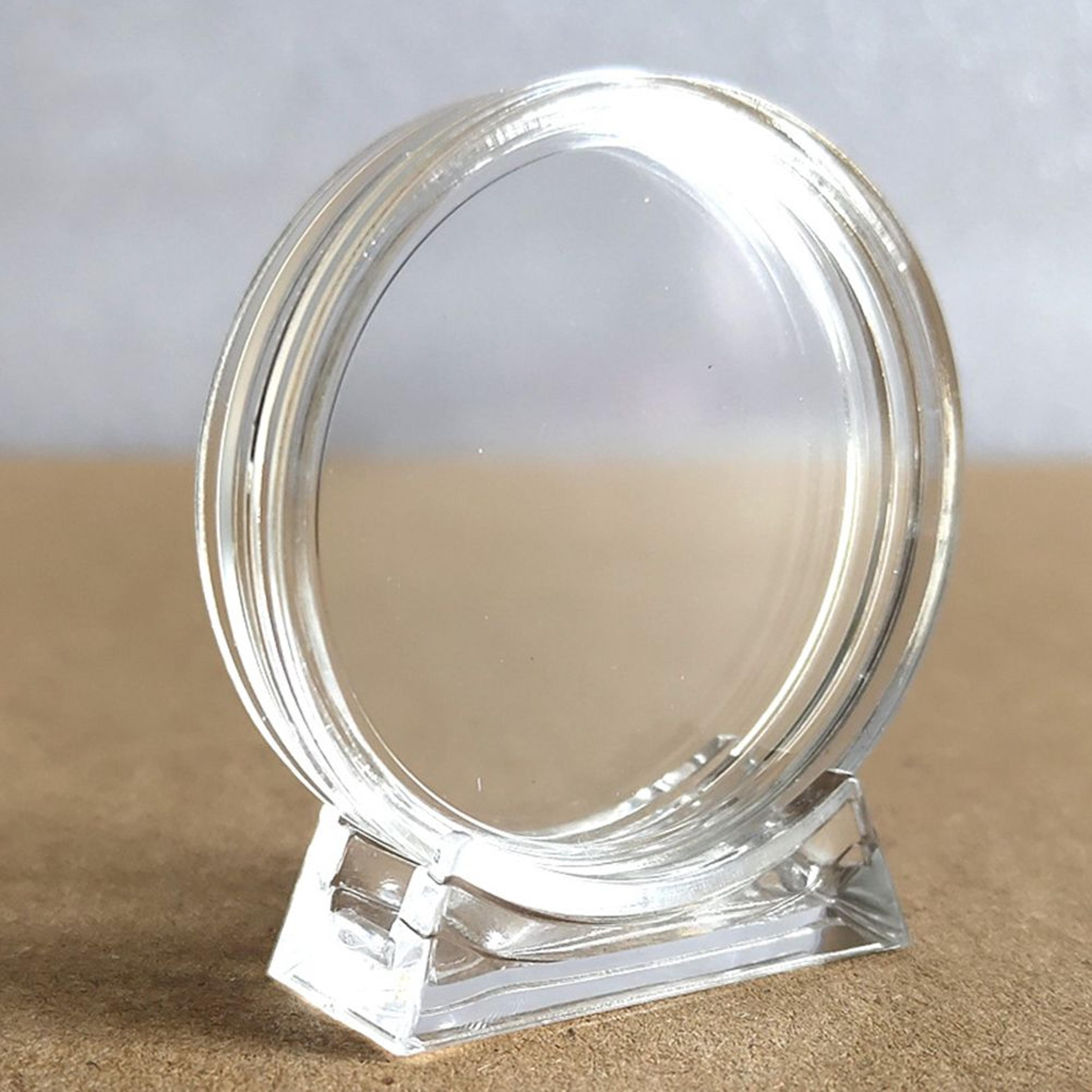 510Piece 40mm Coin Display Capsules Clear Acrylic Cases With Adjustable Size Inserts 8