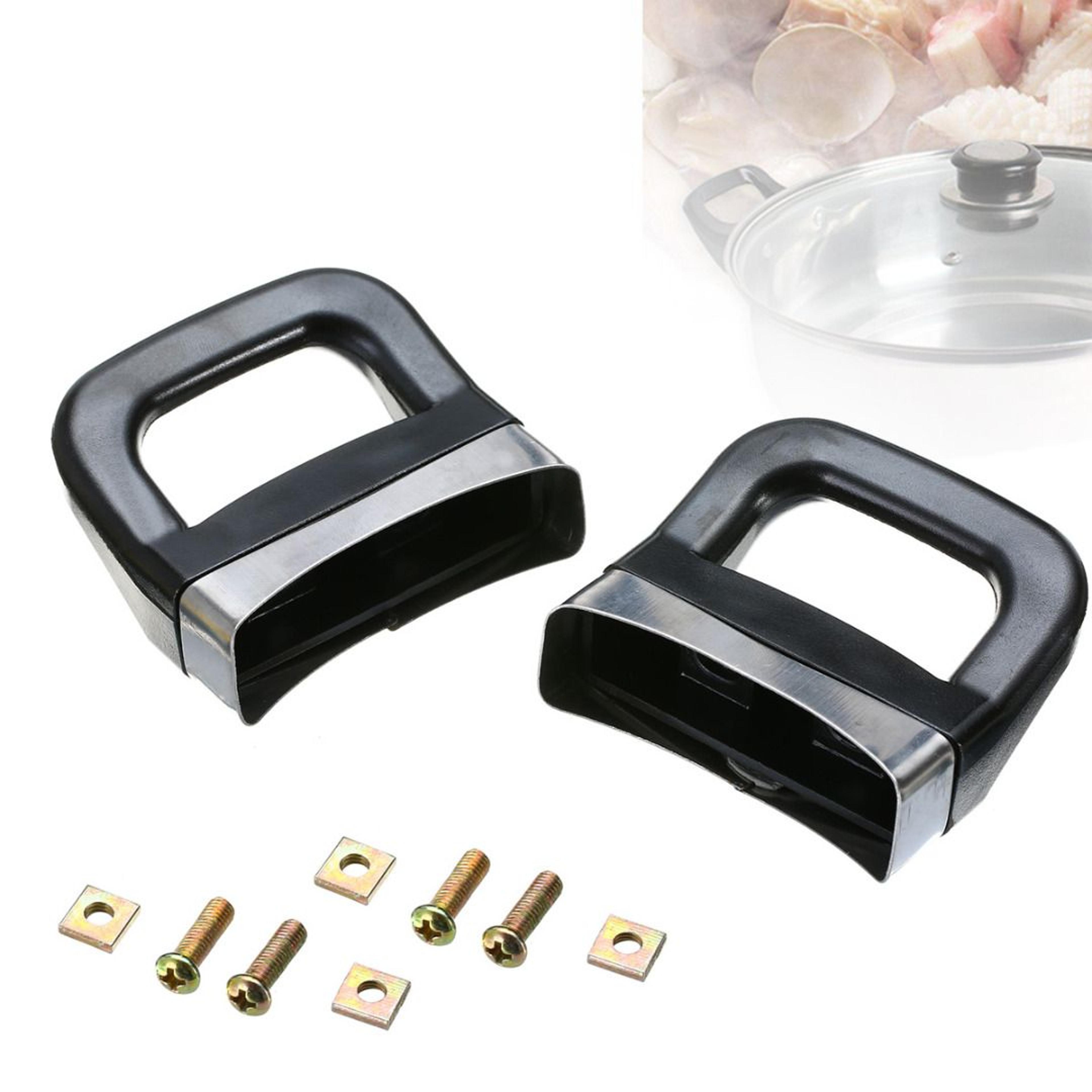 2Piece Pot Side Handle Replacement HeatResistant Cookware Handles For Pressure Pans And Steamers 2