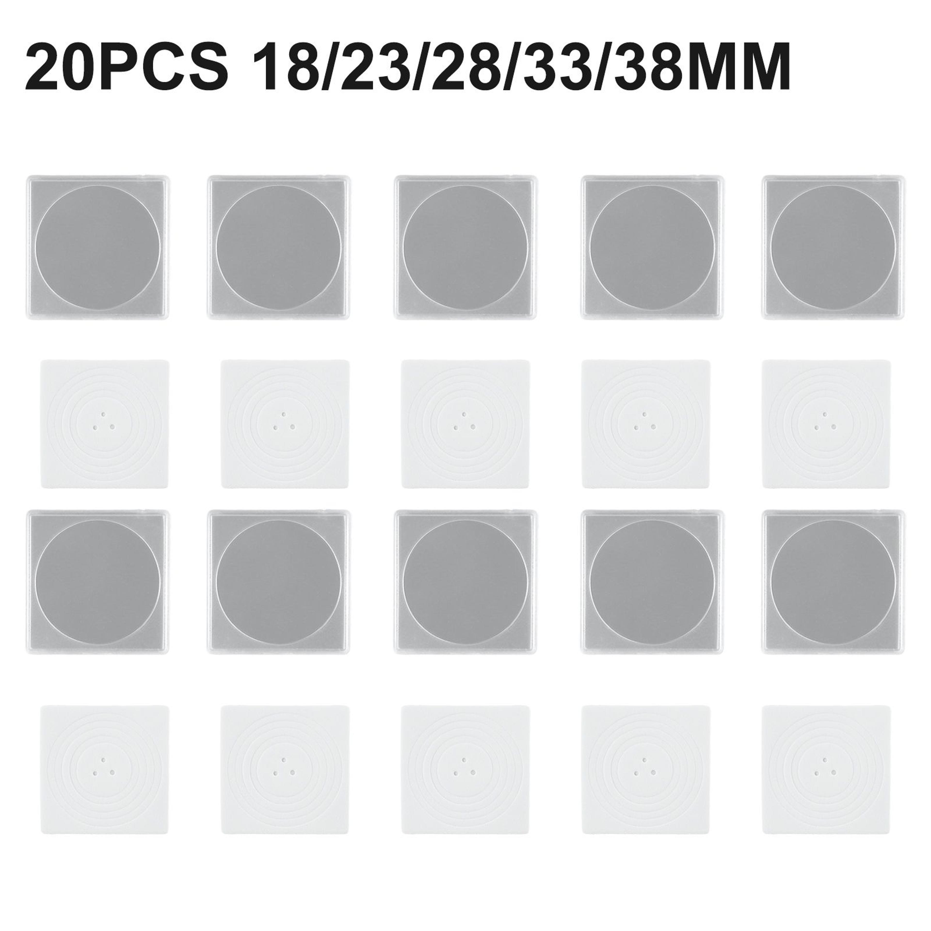 20Piece Coin Capsule Holder Set For 1640mm Collectible Coins 4