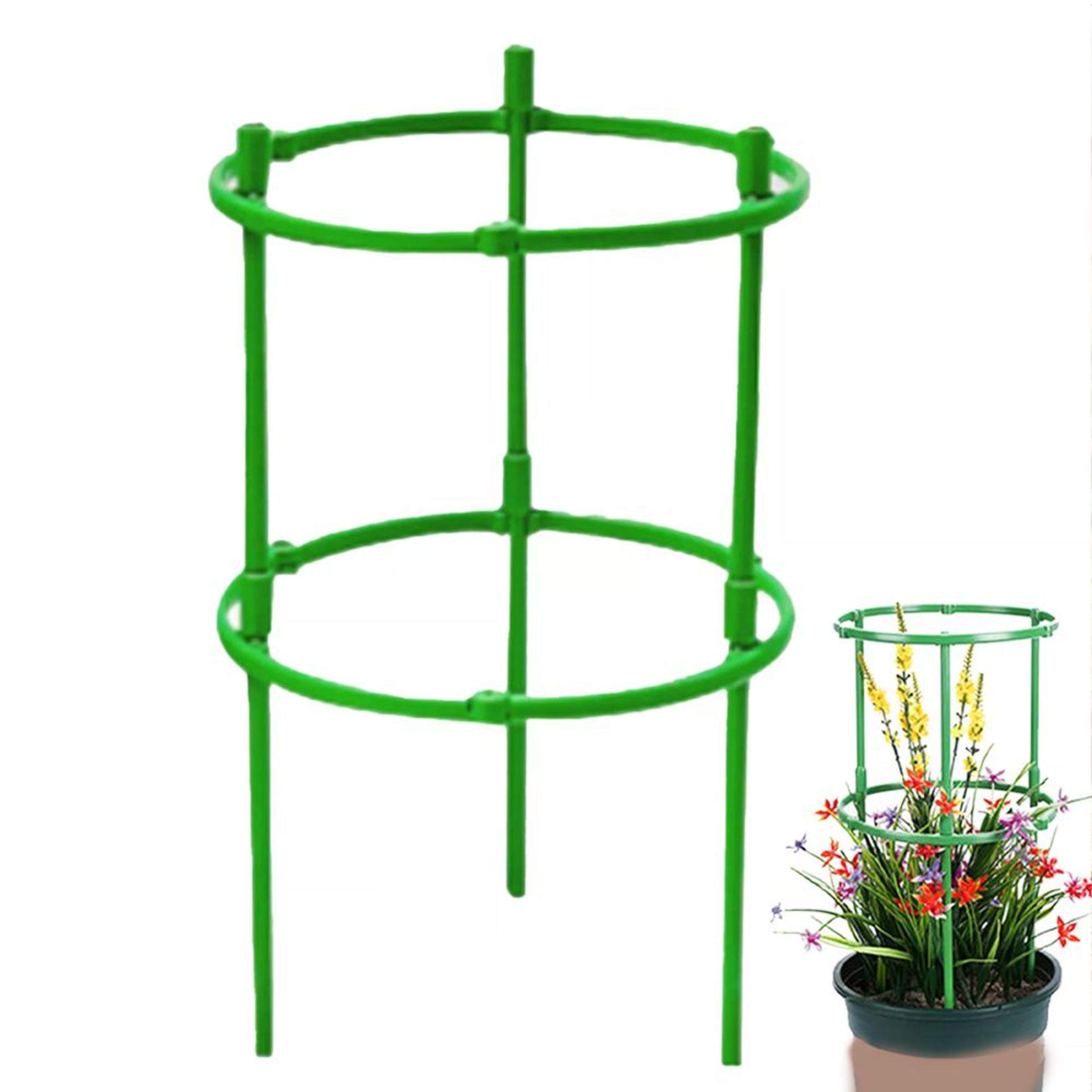 2Layer Tomato Cage Plant Support Round Trellis For Pots And Climbing Plants 10