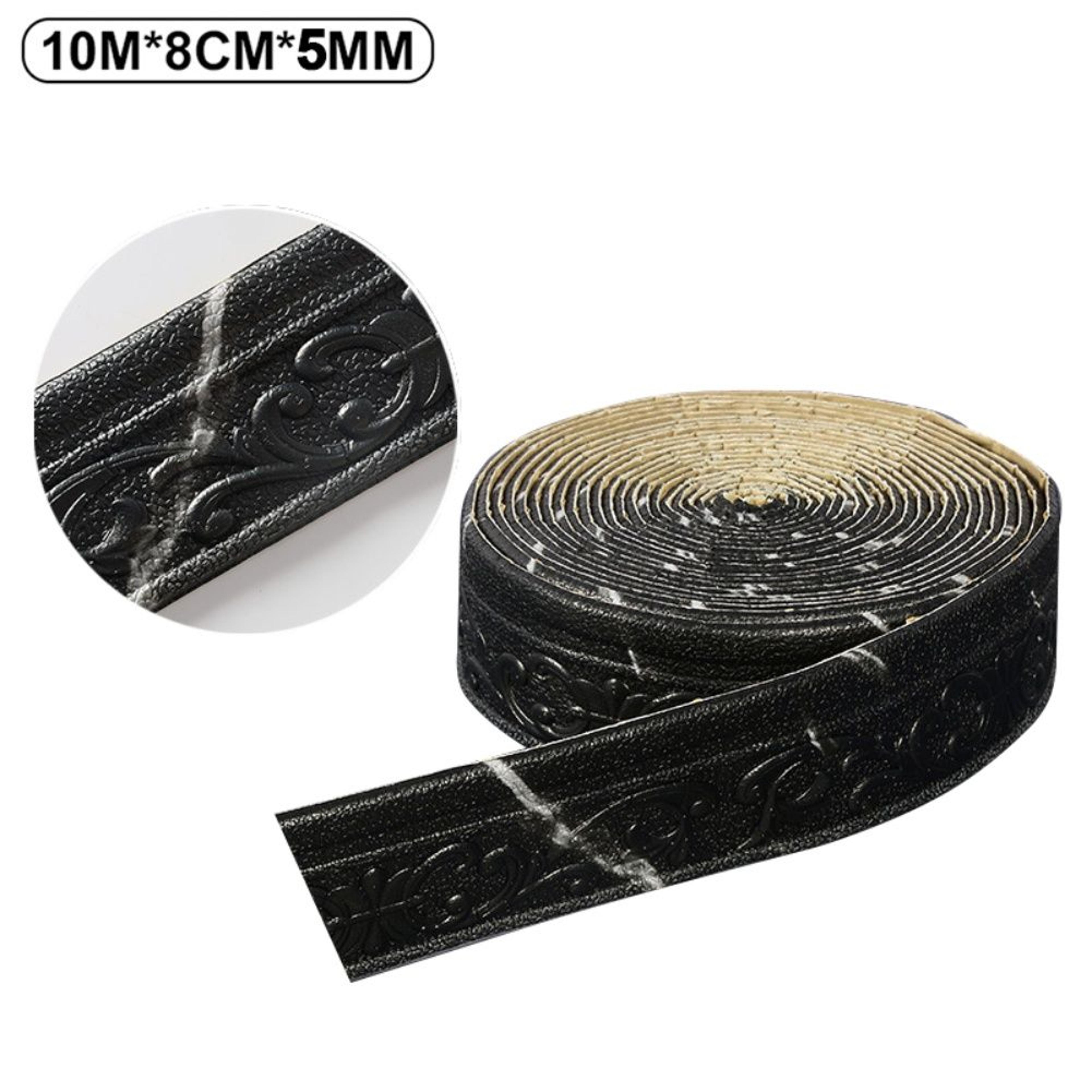 SelfAdhesive Wall Trim Flexible 3D Wallpaper Border For Skirting And TV Backgrounds 6