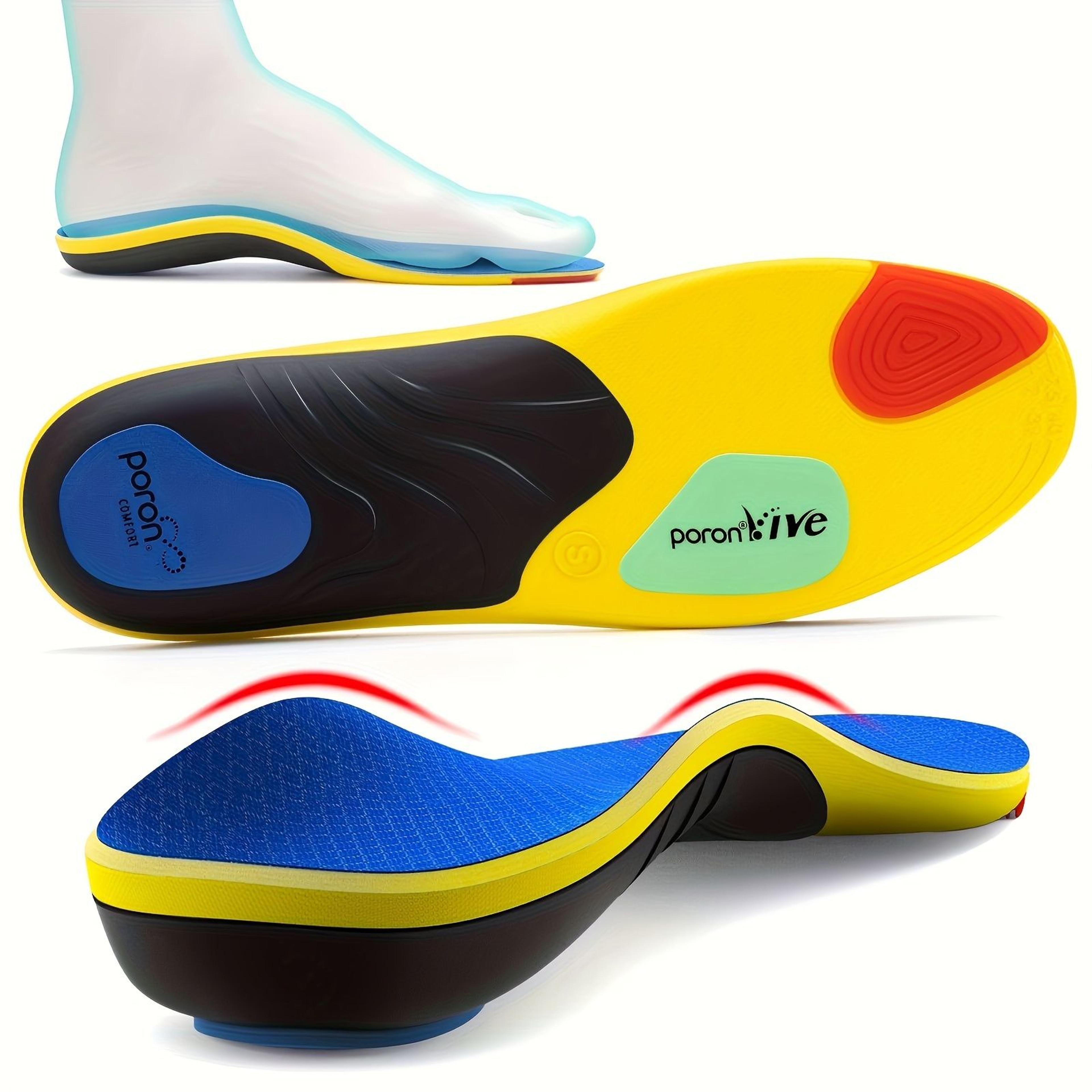 240lb heavy duty arch support insoles with shock-absorbing cushioning
