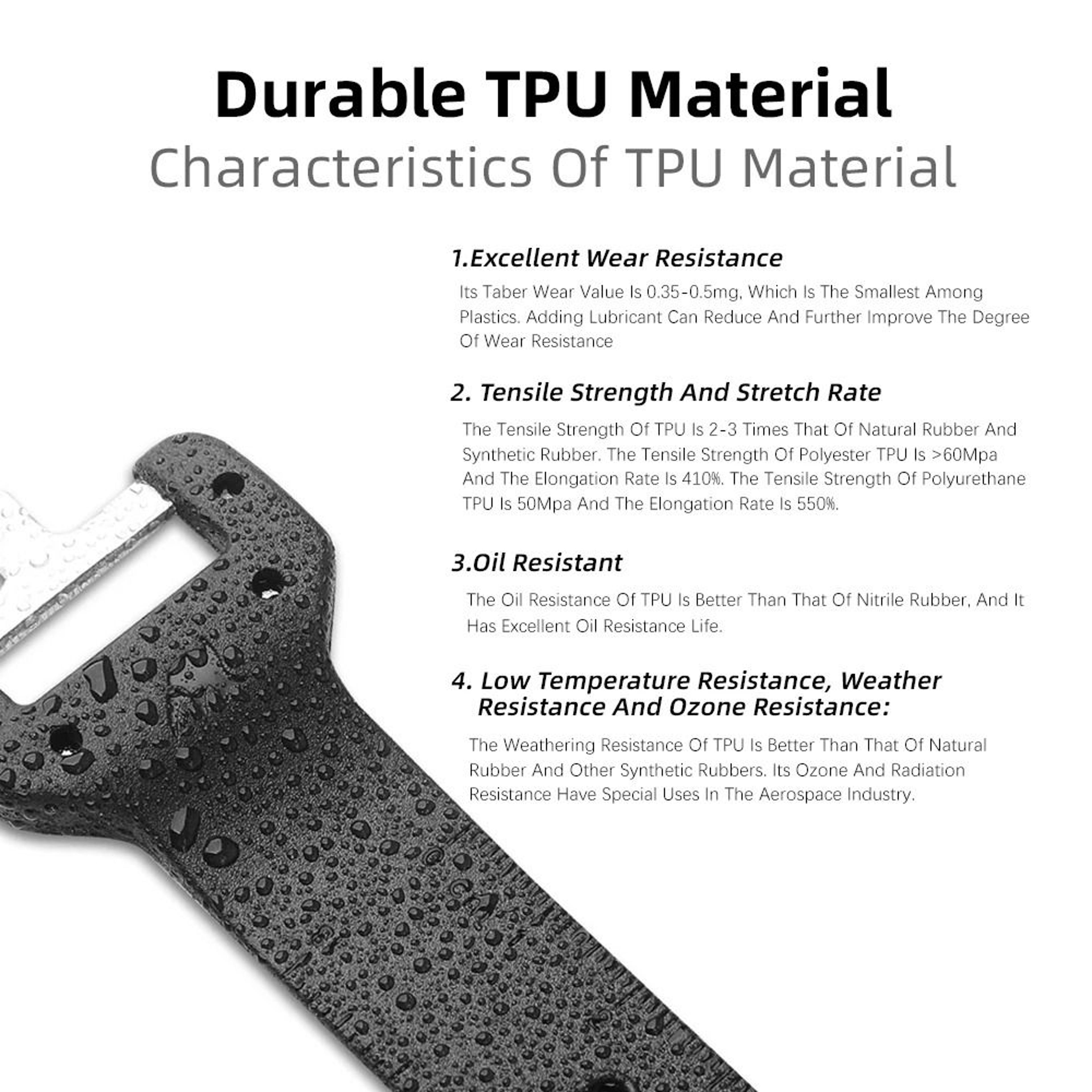 41cm TPU Elastic Gear Strap Adjustable Bike And Motorcycle Securing Tie 14