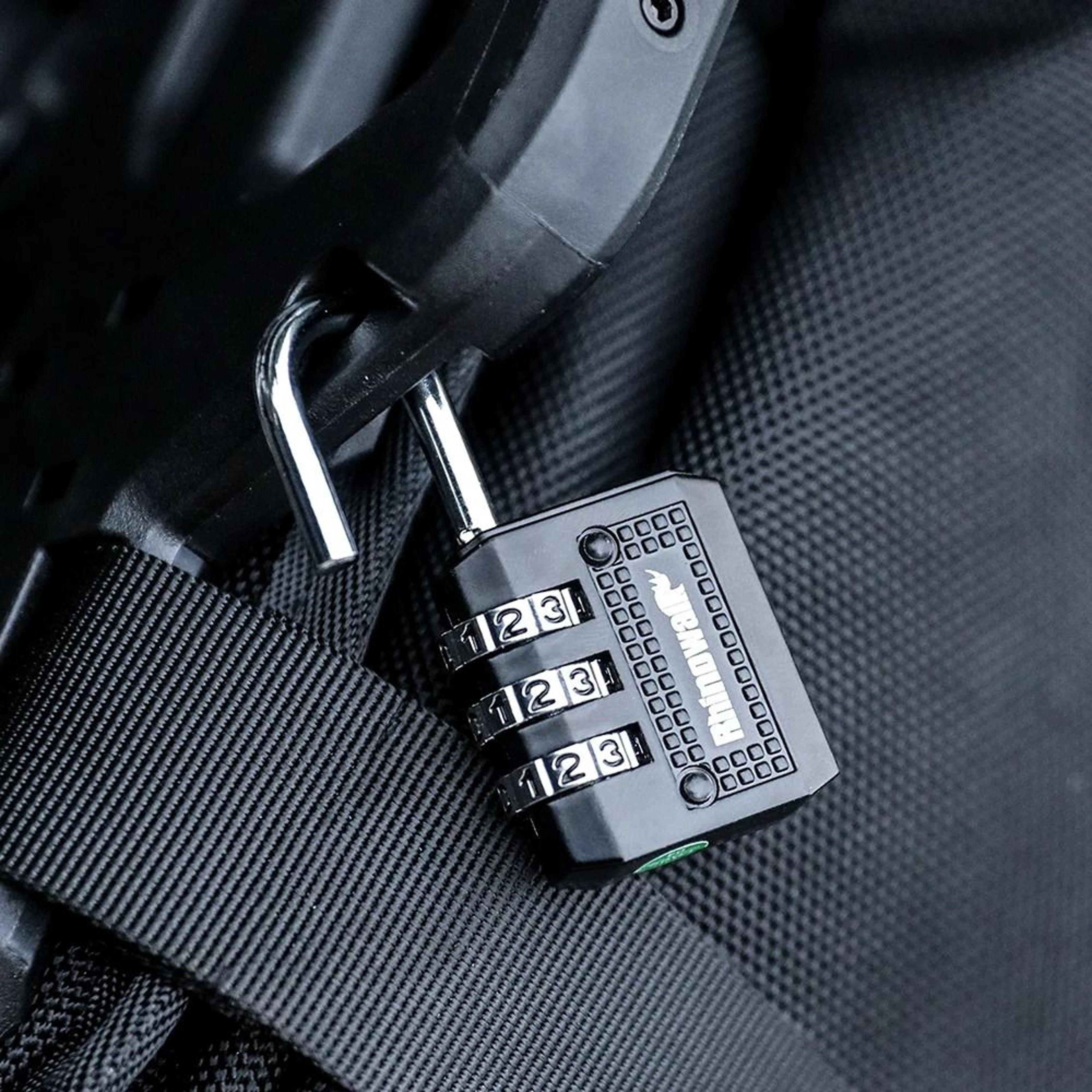 3-digit tsa luggage lock resettable travel padlock