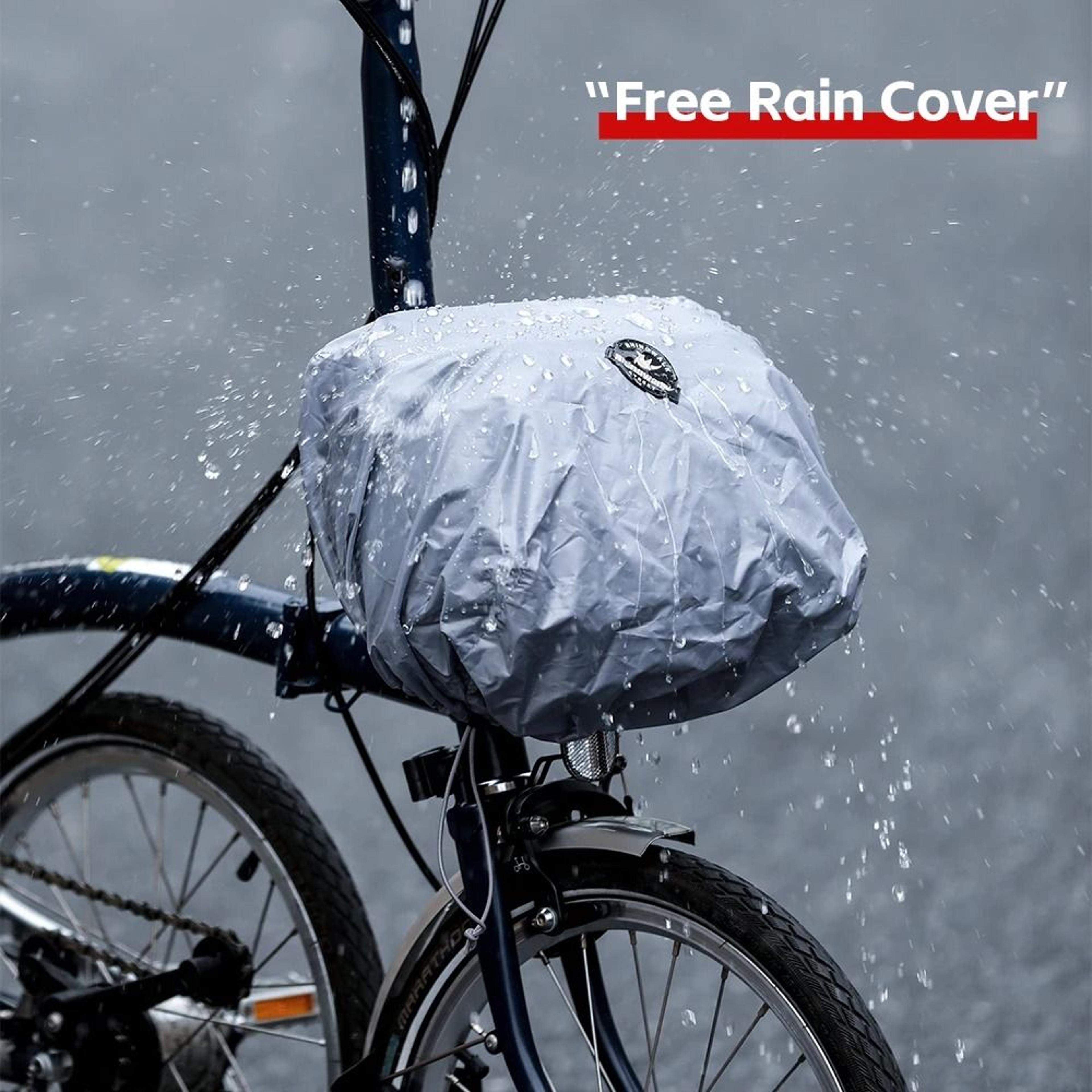65L Bike Handlebar Bag Quick Release Commuter Storage Pack 9