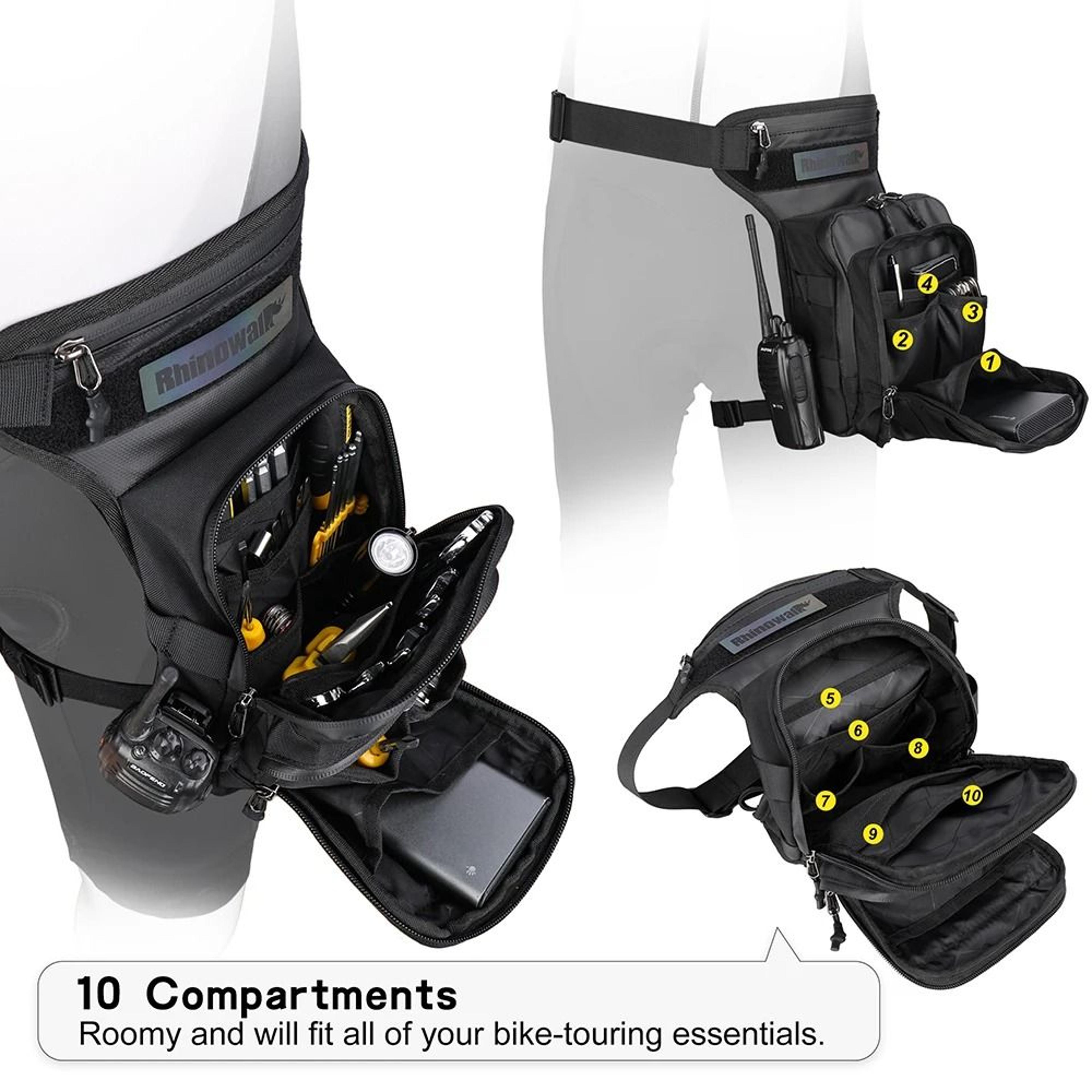 3L Thigh Leg Bag MultiWay Waist And Messenger Pack 4