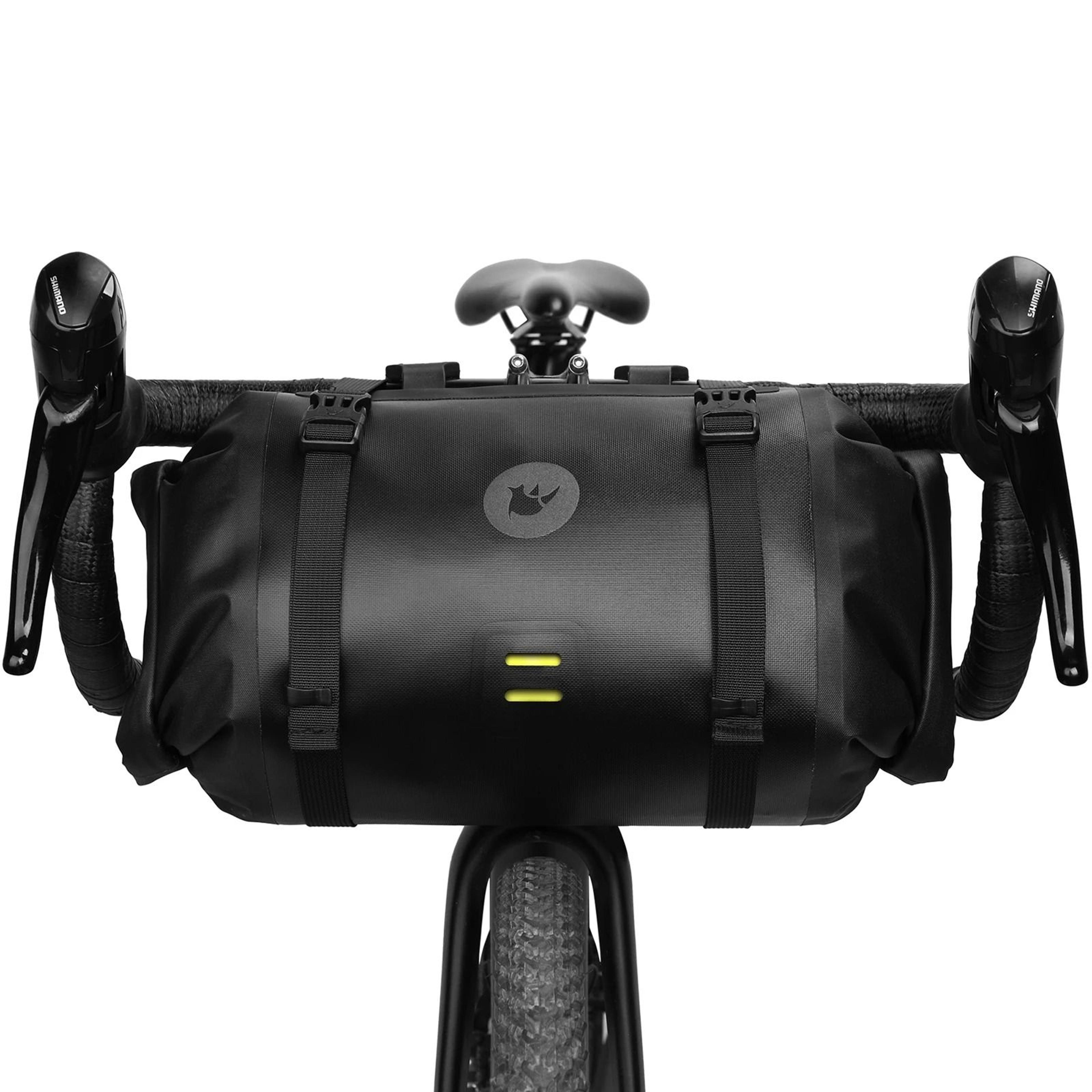 Waterproof Bike Handlebar Bag Large Capacity Front Storage Set 4