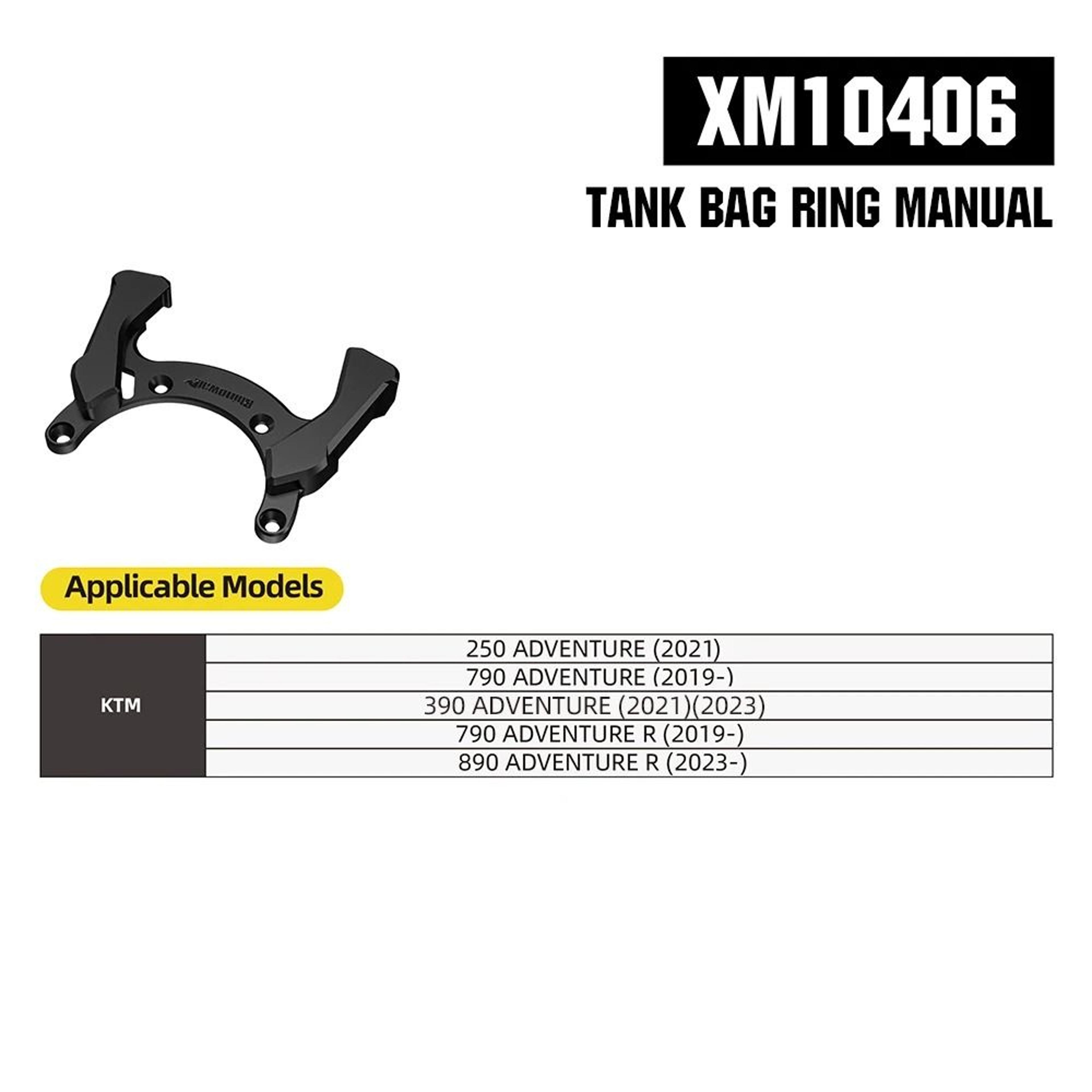 45L Motorcycle Tank Bag Waterproof Quick Release Storage Pack 3