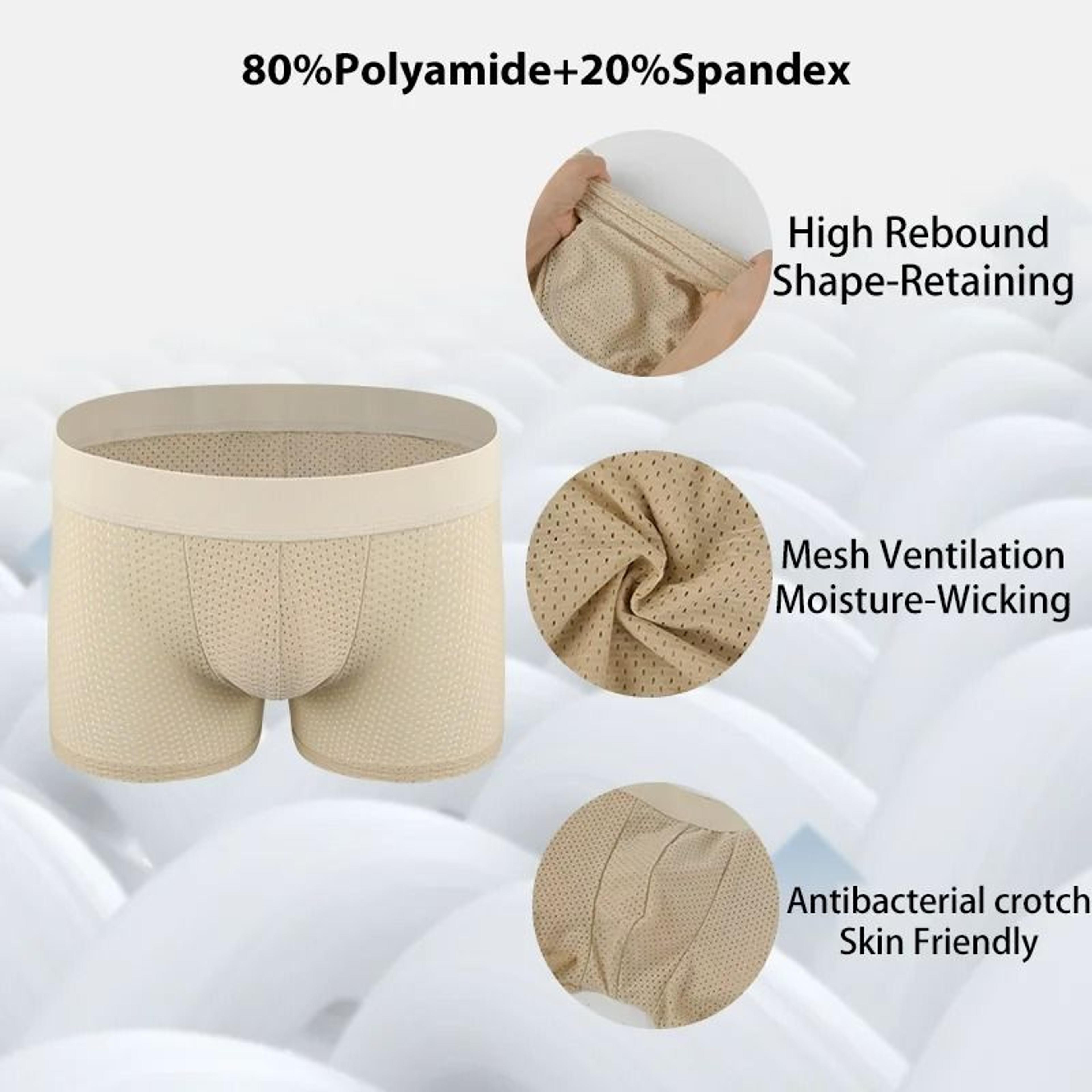 Mens Padded Boxer Briefs With Removable Butt Enhancer Pads 8