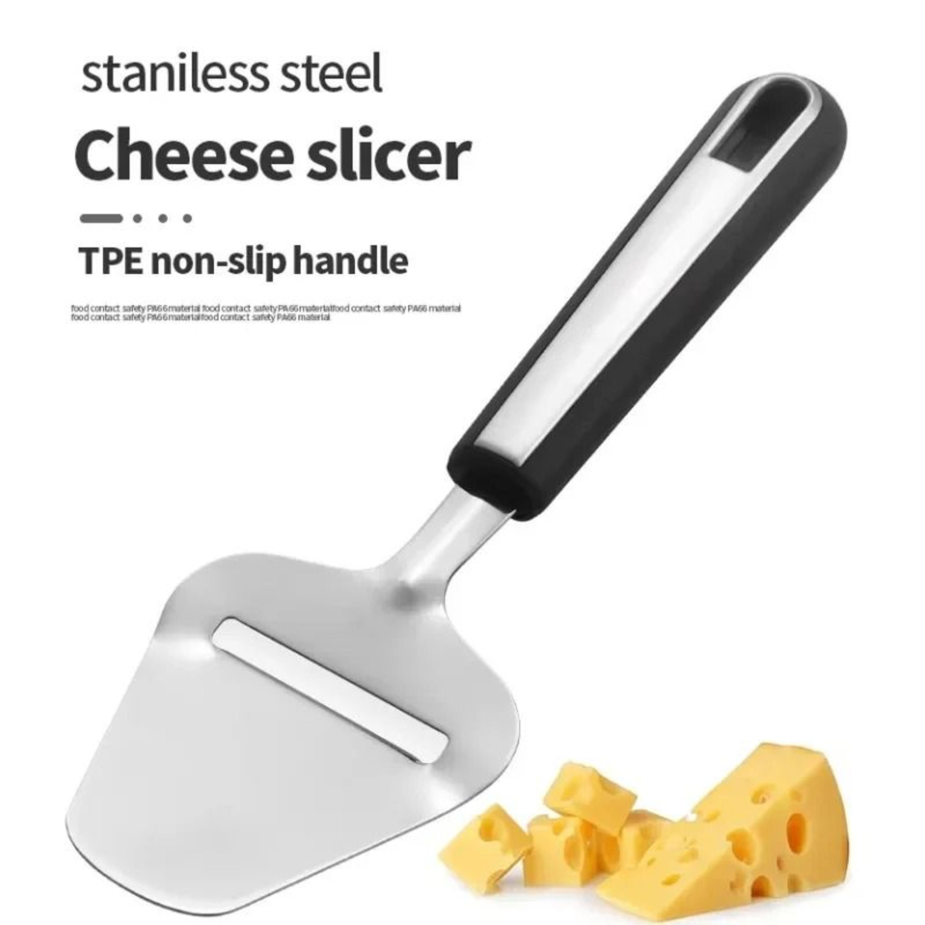 heavy-duty stainless steel cheese slicer handheld shaver and cutter