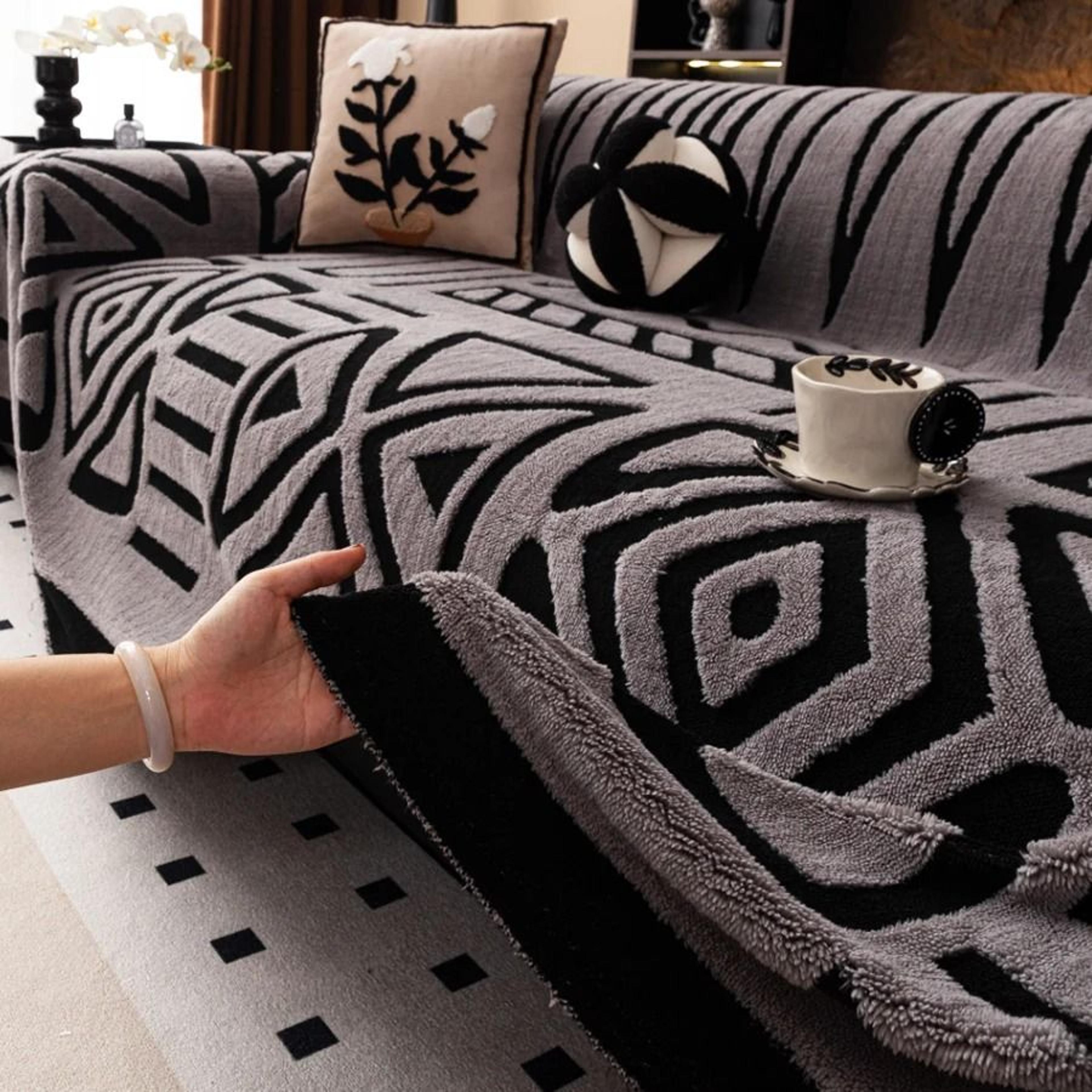 Bohemian Sofa Protector Cover Soft Vintage PetFriendly Couch Throw 3