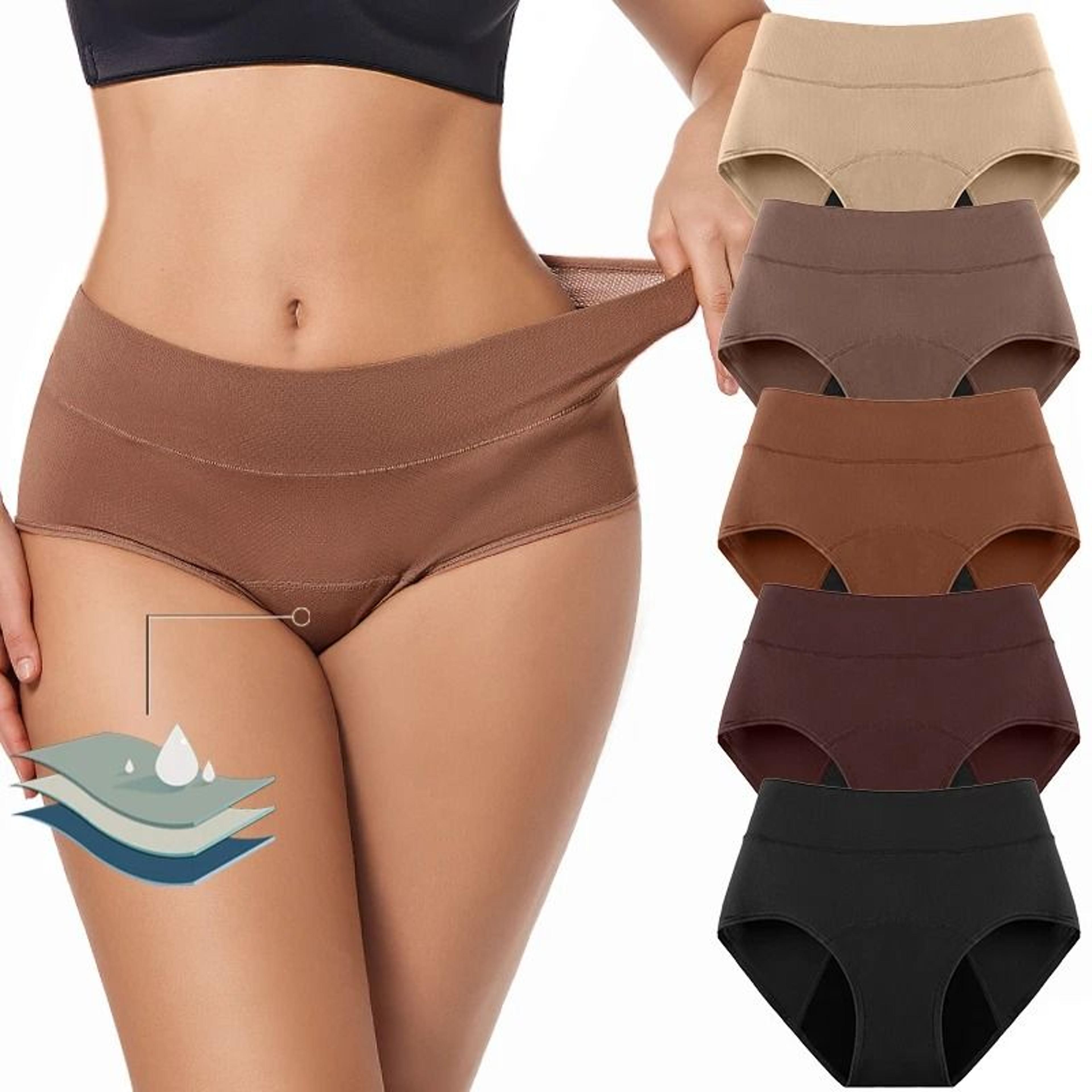 3-layer period underwear breathable leak-resistant womens briefs
