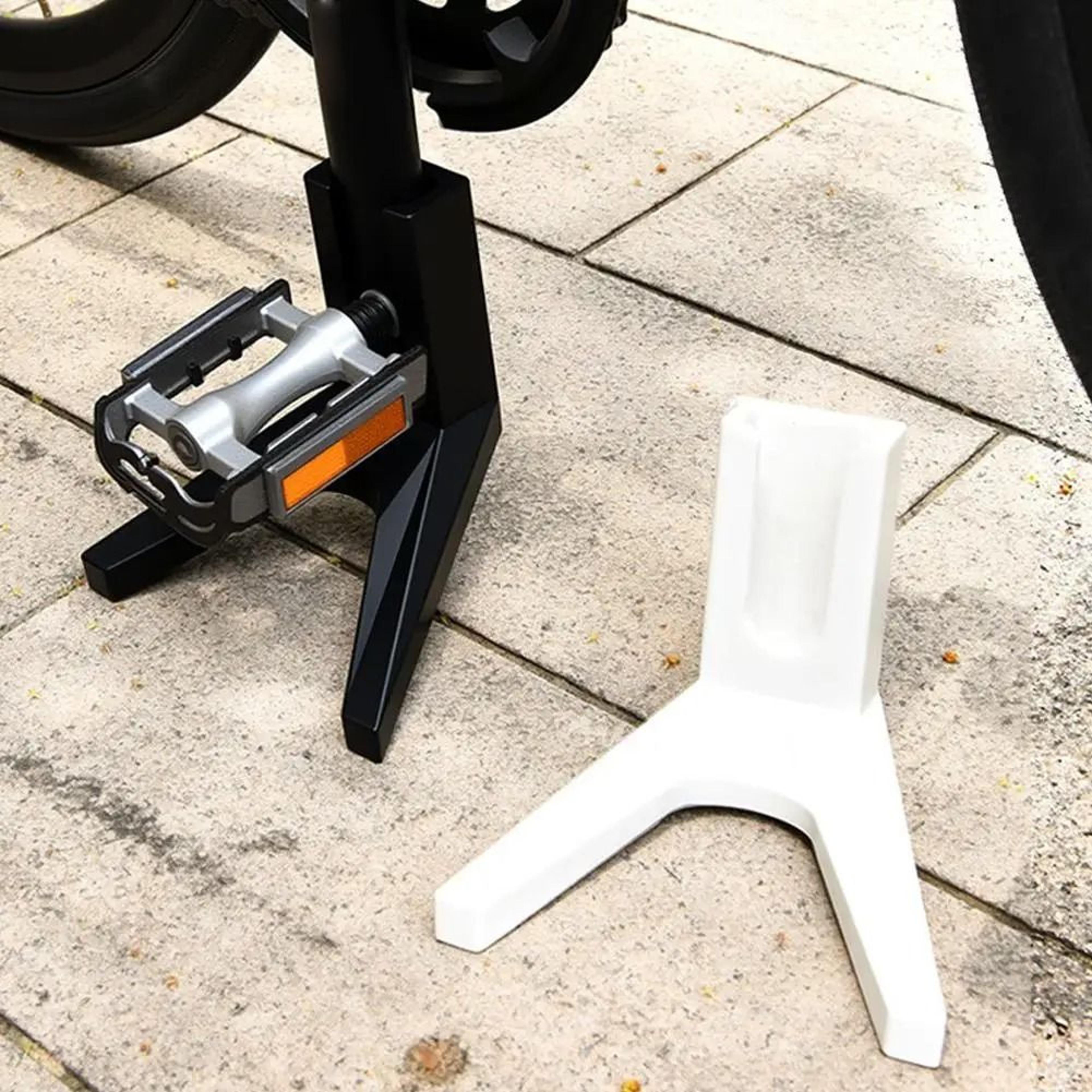 portable bike pedal support stand for mtb road and gravel bikes