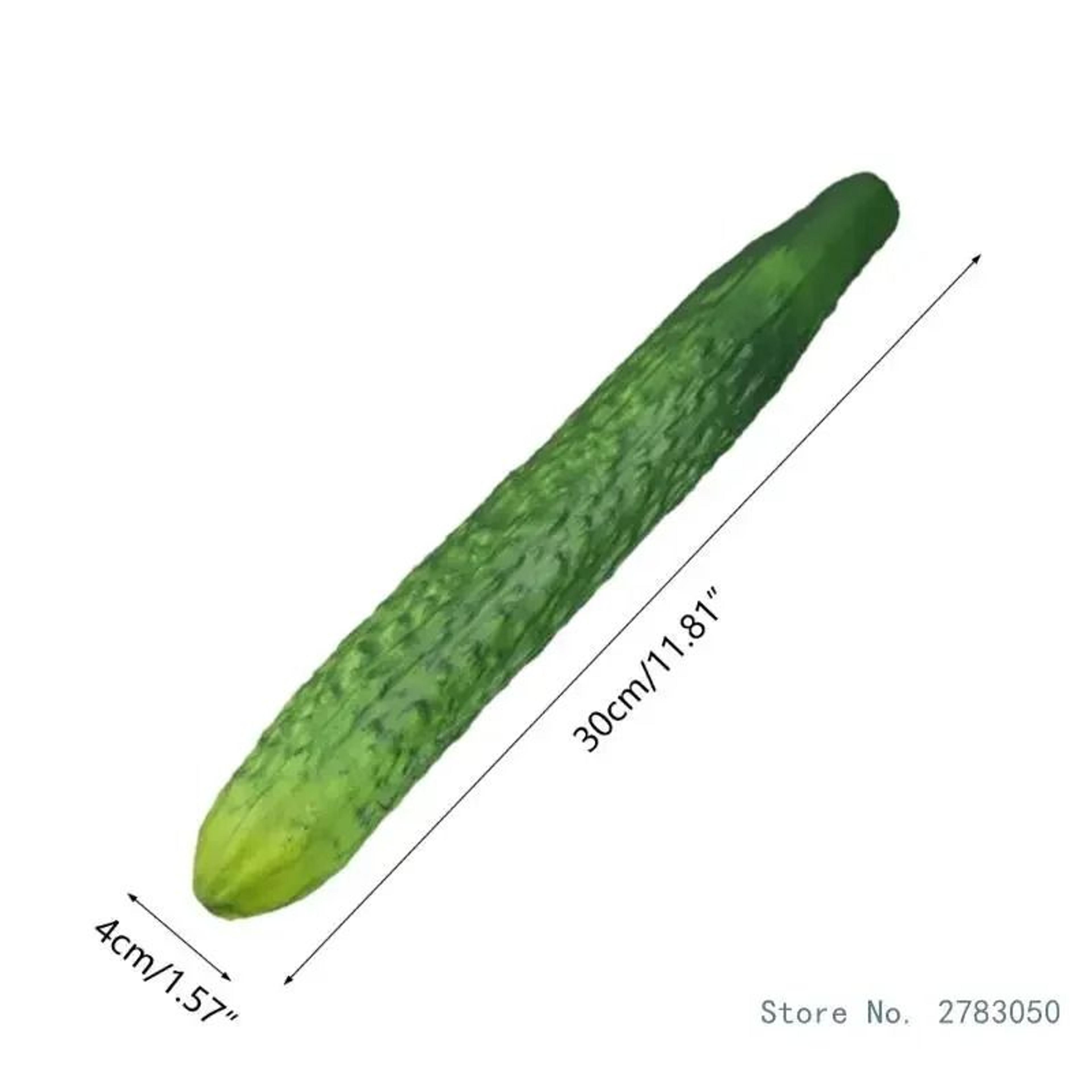 Realistic Artificial Vegetable Props Soft PU Eggplant And Cucumber Decor 3