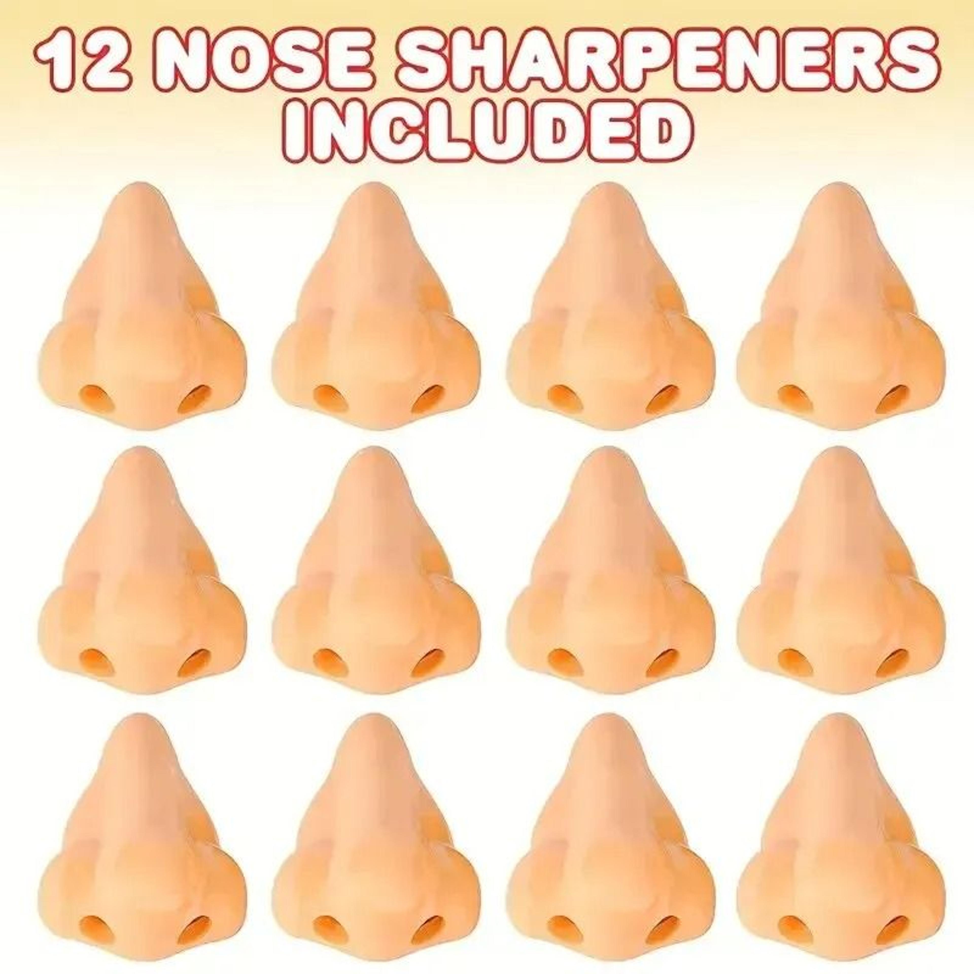 112Pack Funny Nose Pencil Sharpener Novelty School Supply For Kids 2