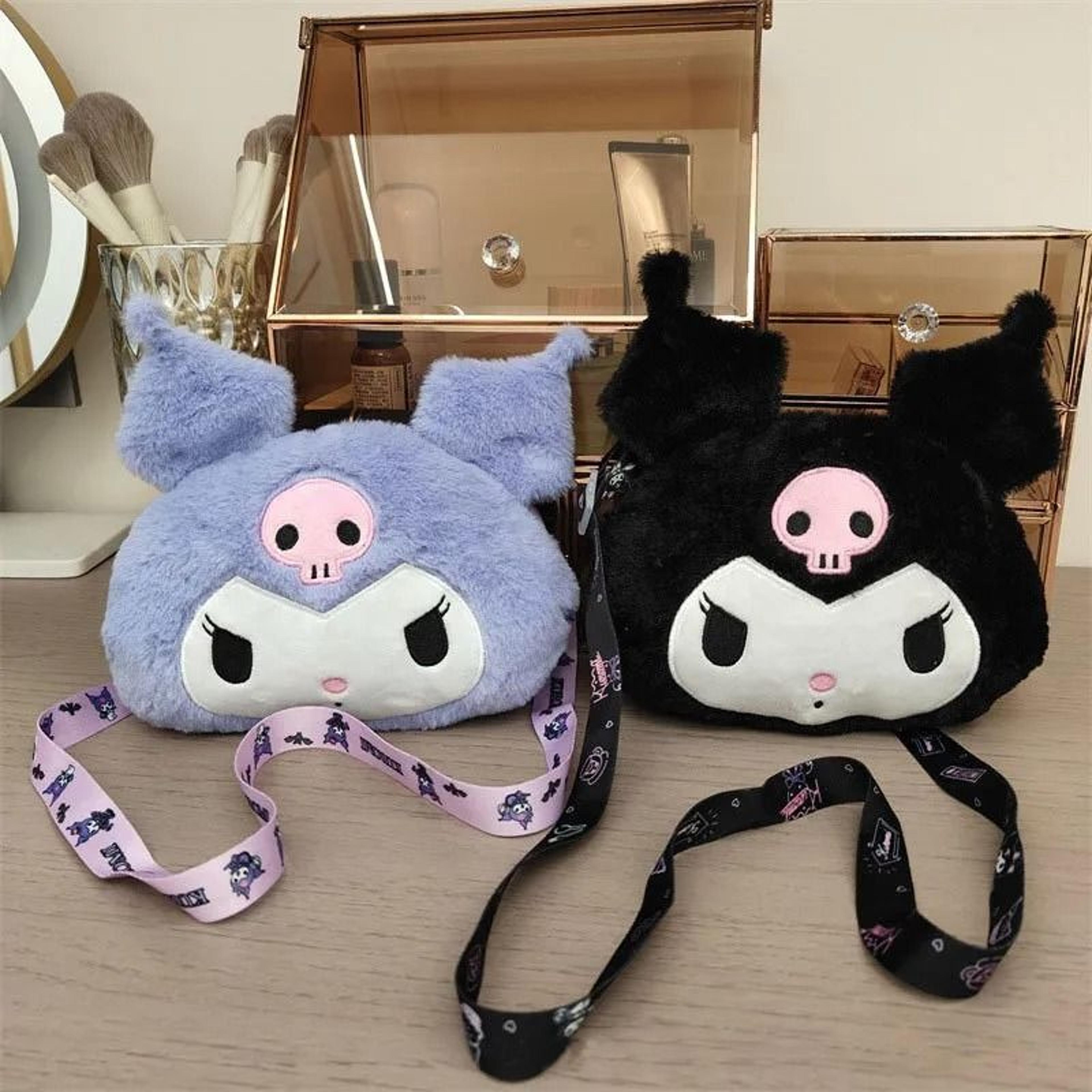 cute plush character backpack convertible crossbody storage bag