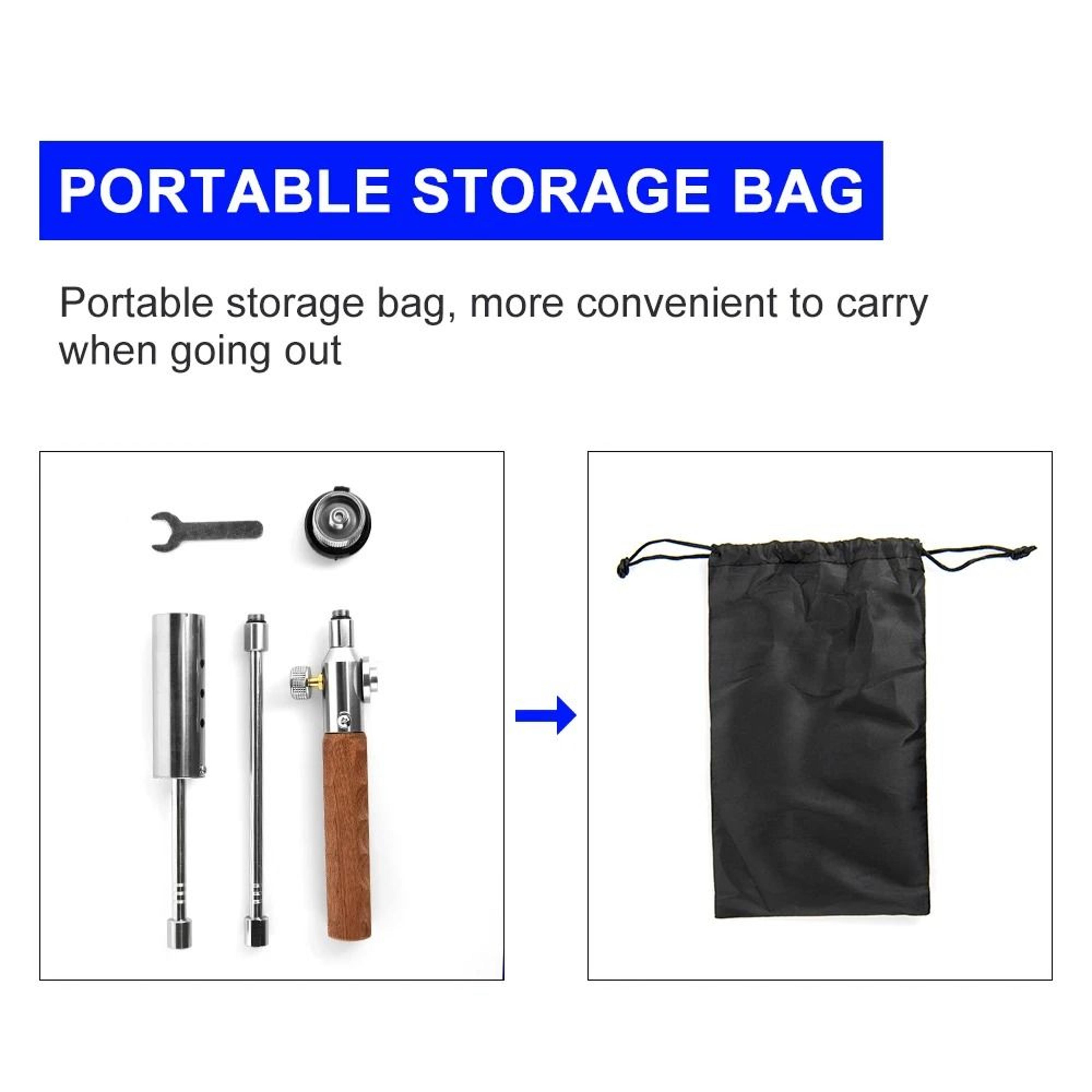 Camping Torch Long Handle Stainless Steel Detachable Fire Starter 2