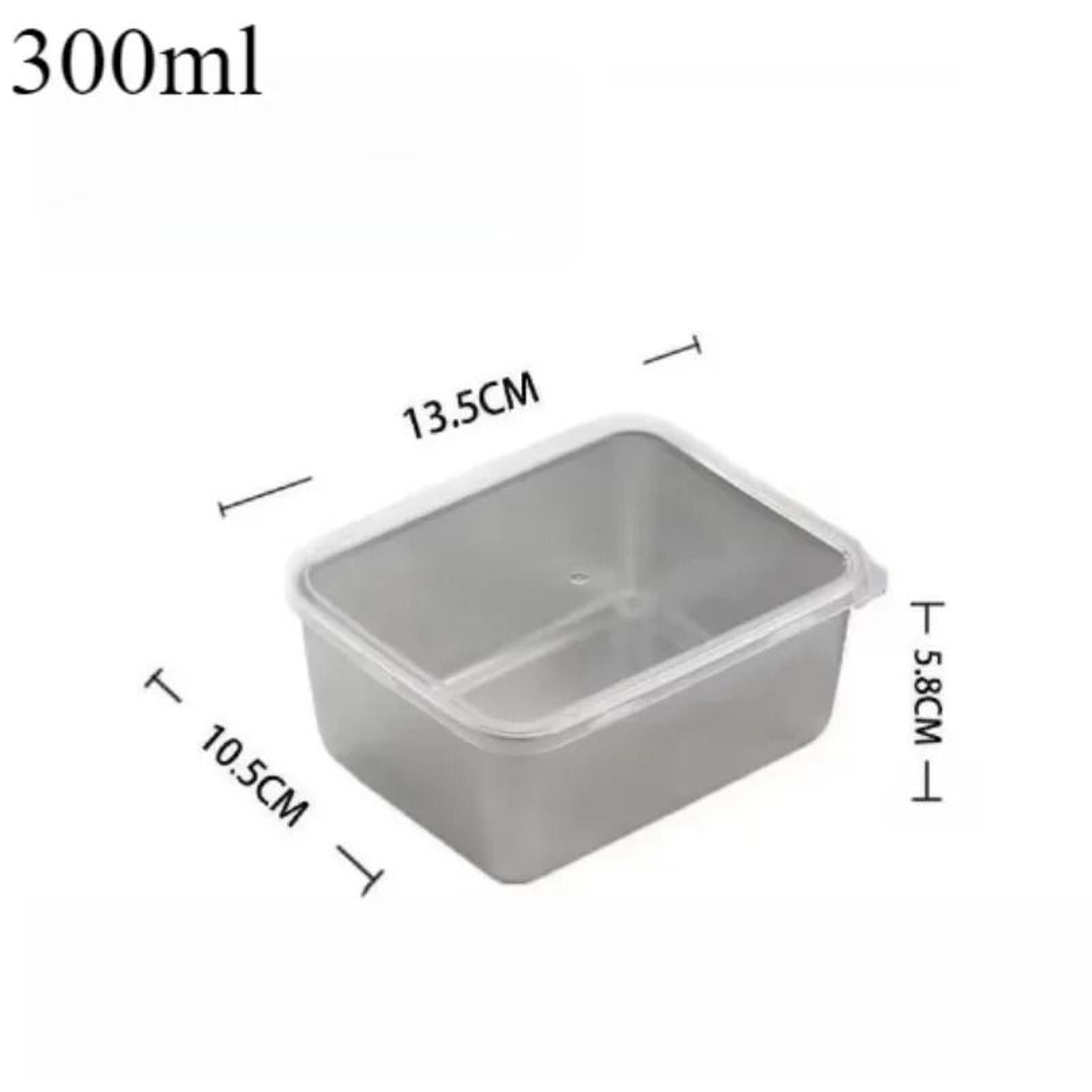 6Piece Stainless Steel Food Containers Leakproof Stackable Meal Prep Set 2