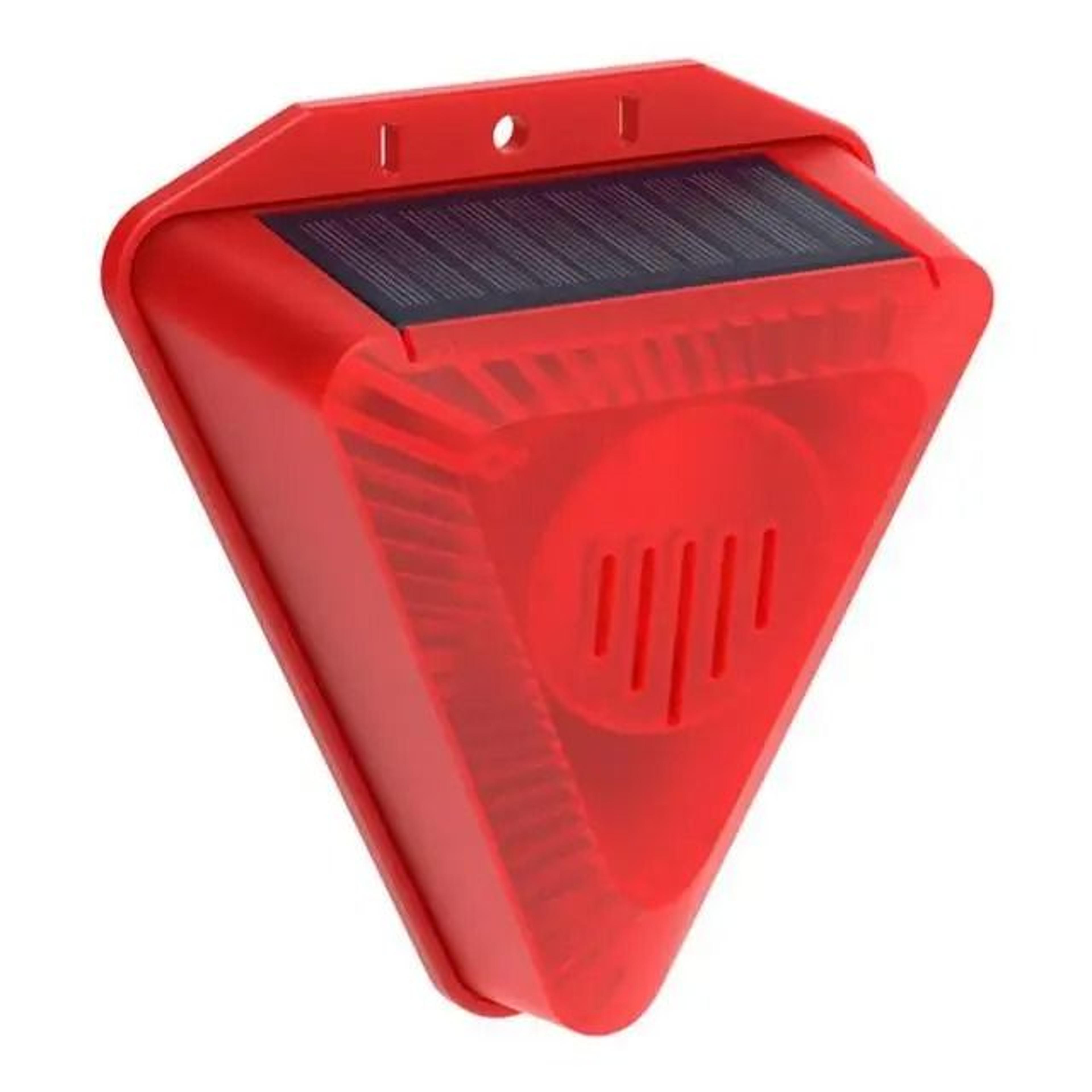 129dB Solar Motion Sensor Alarm With Strobe Light For Outdoor Security 2