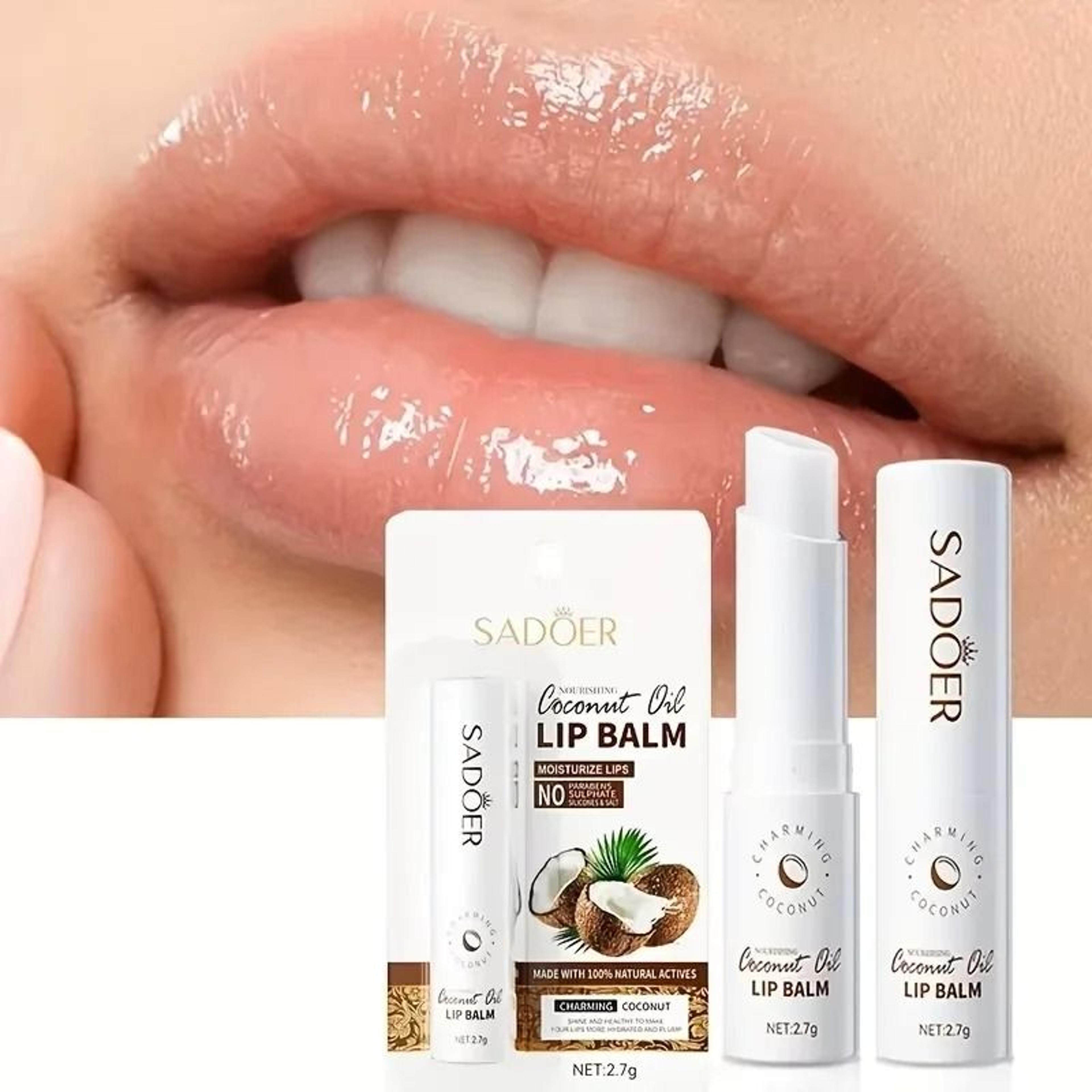 nourishing coconut lip balm daily moisture care for soft smooth lips