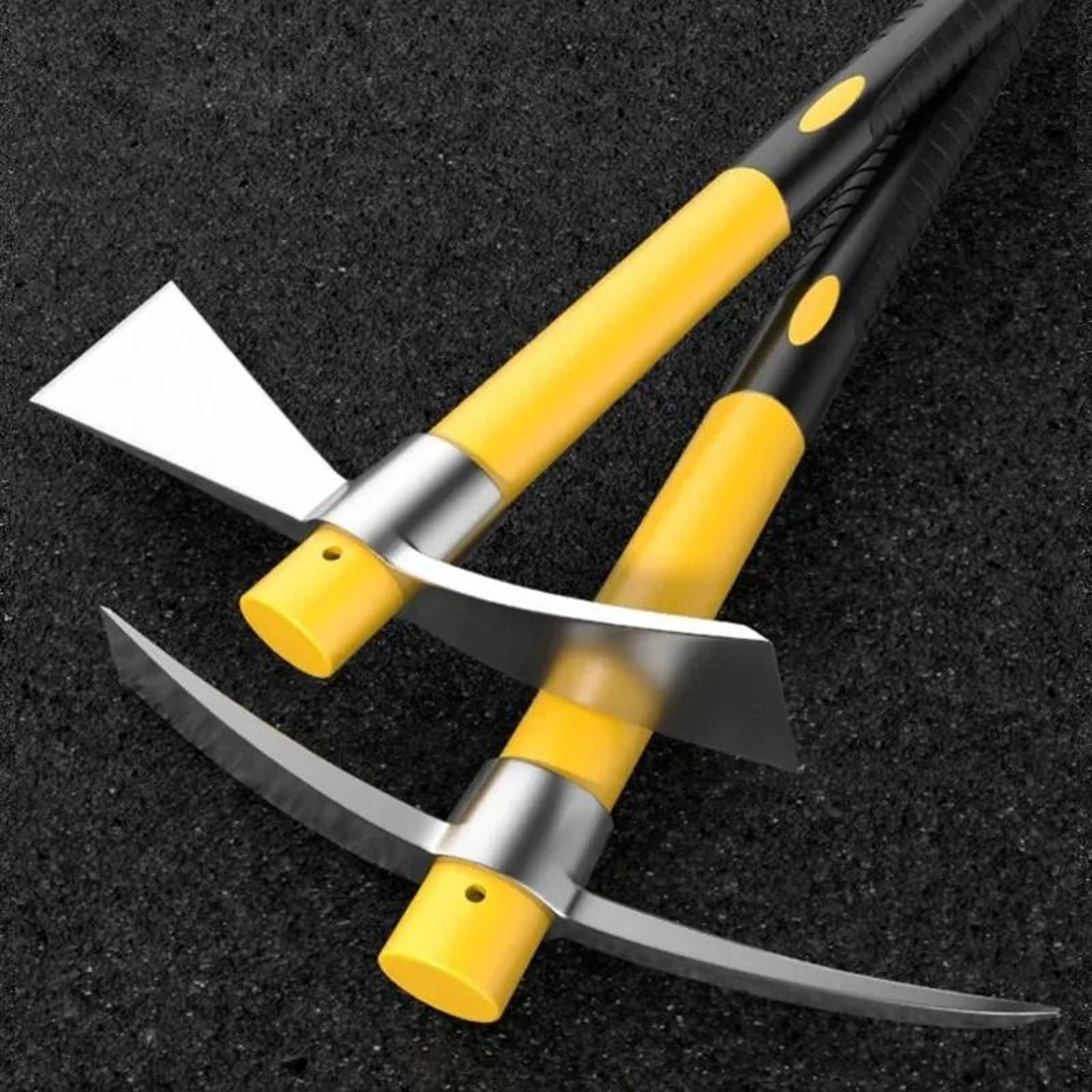 garden pick axe high-hardness steel soil loosening hand tool