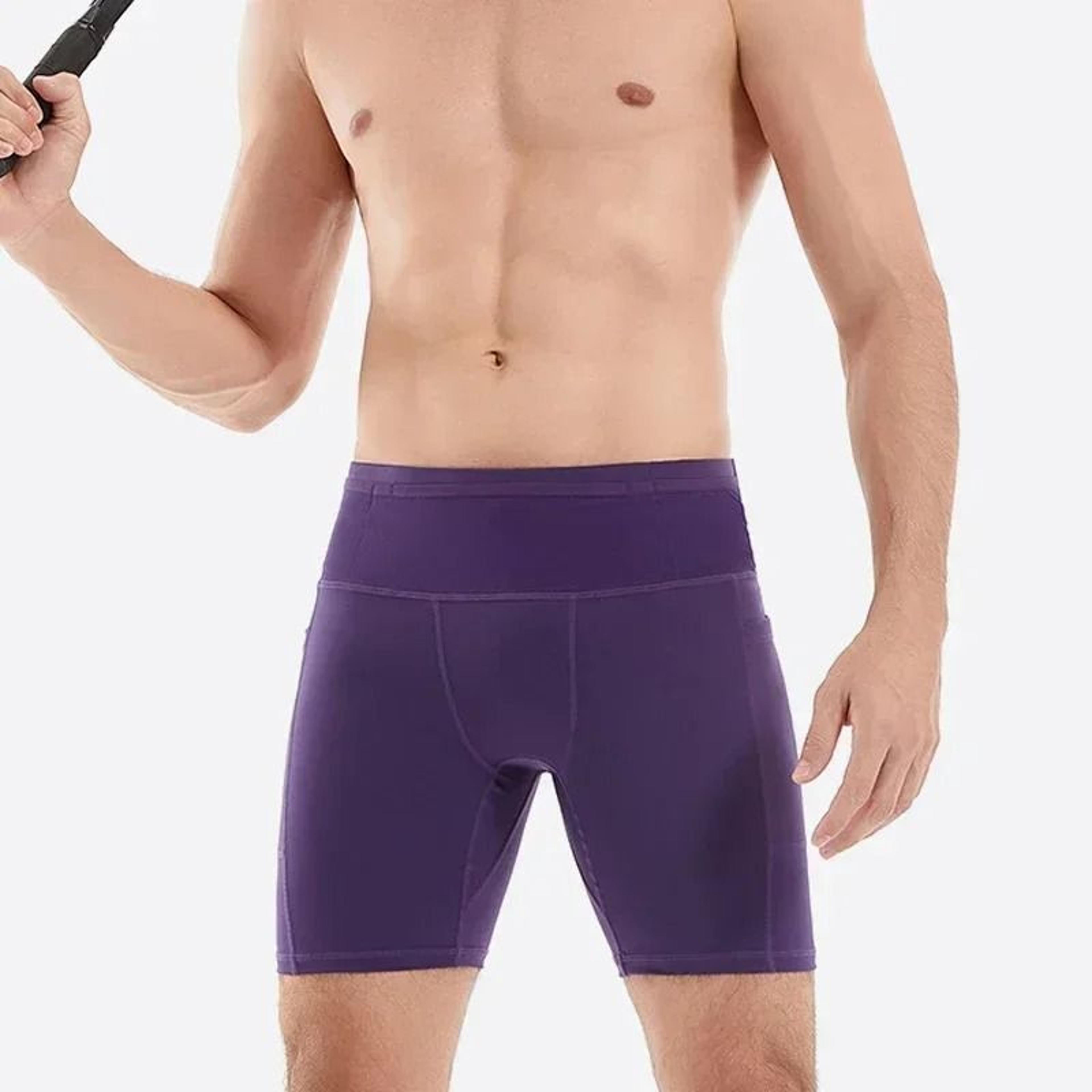 Mens Compression Running Shorts 30 QuickDry MultiPocket Training Tights 5