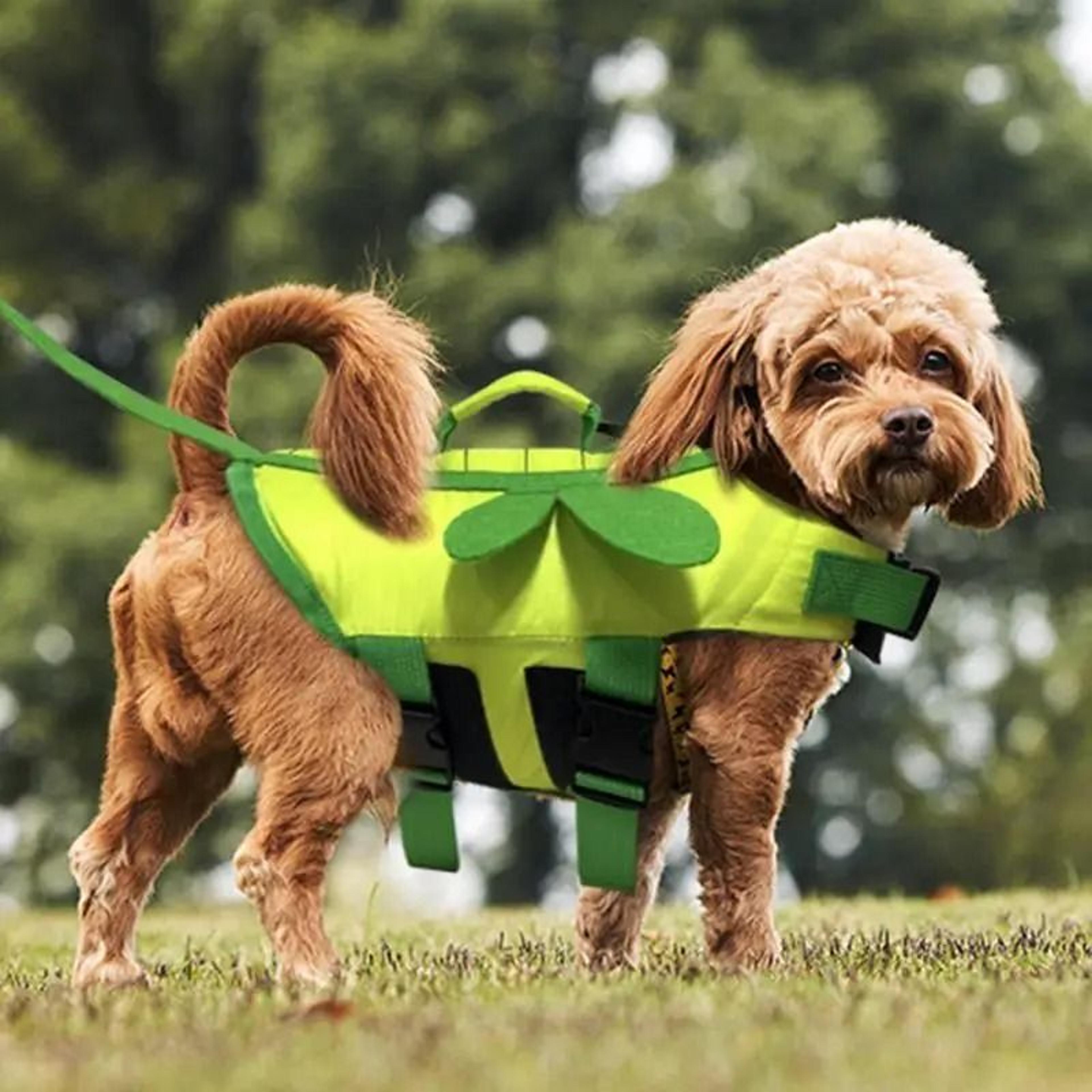 Adjustable Dog Life Vest Ripstop Waterproof Swim Jacket With Rescue Handle 3