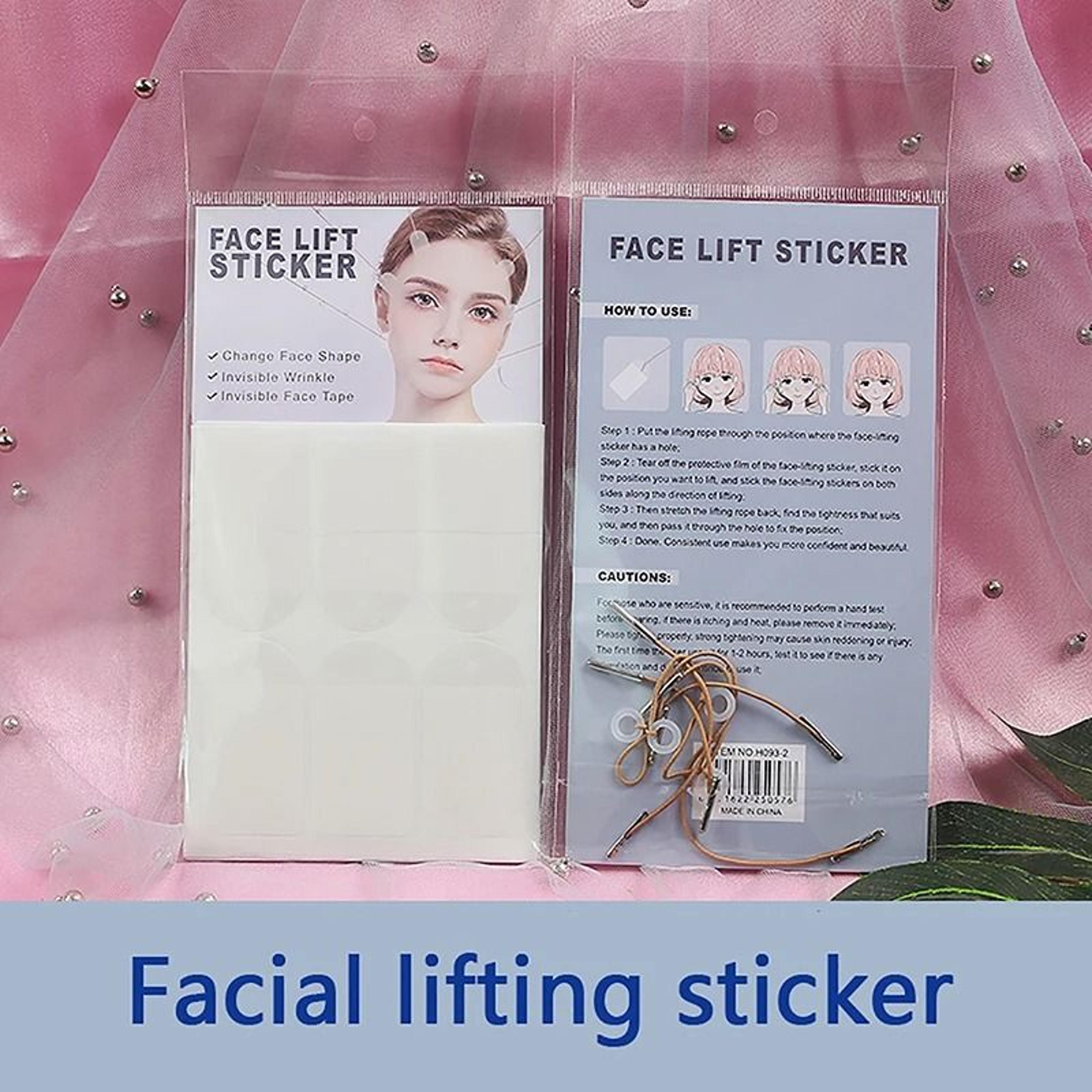 18PCS Invisible Face Lift Tape VShape Jawline And Neck Lifting Stickers 1