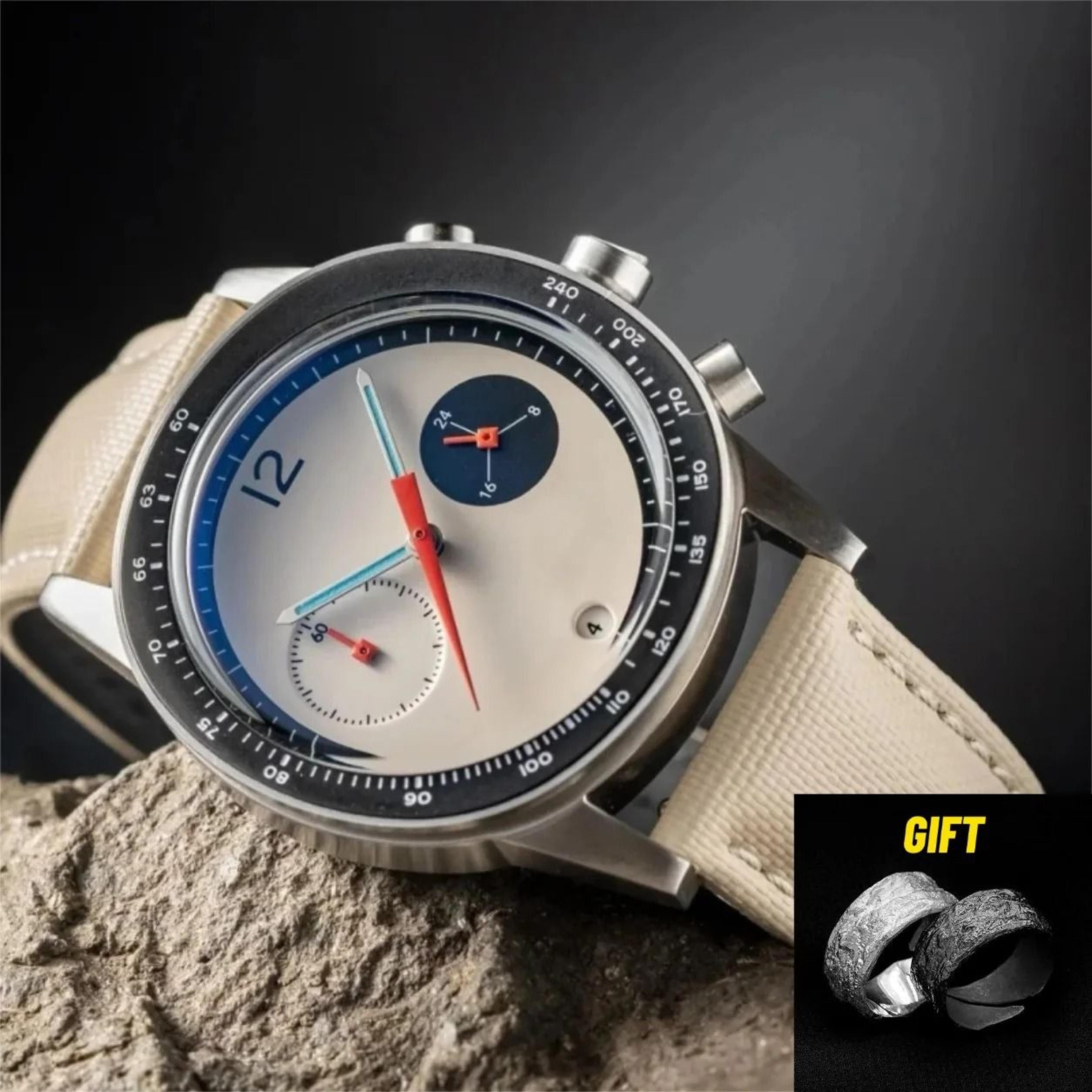 elegant luxury mens waterproof wristwatch for business and everyday wear