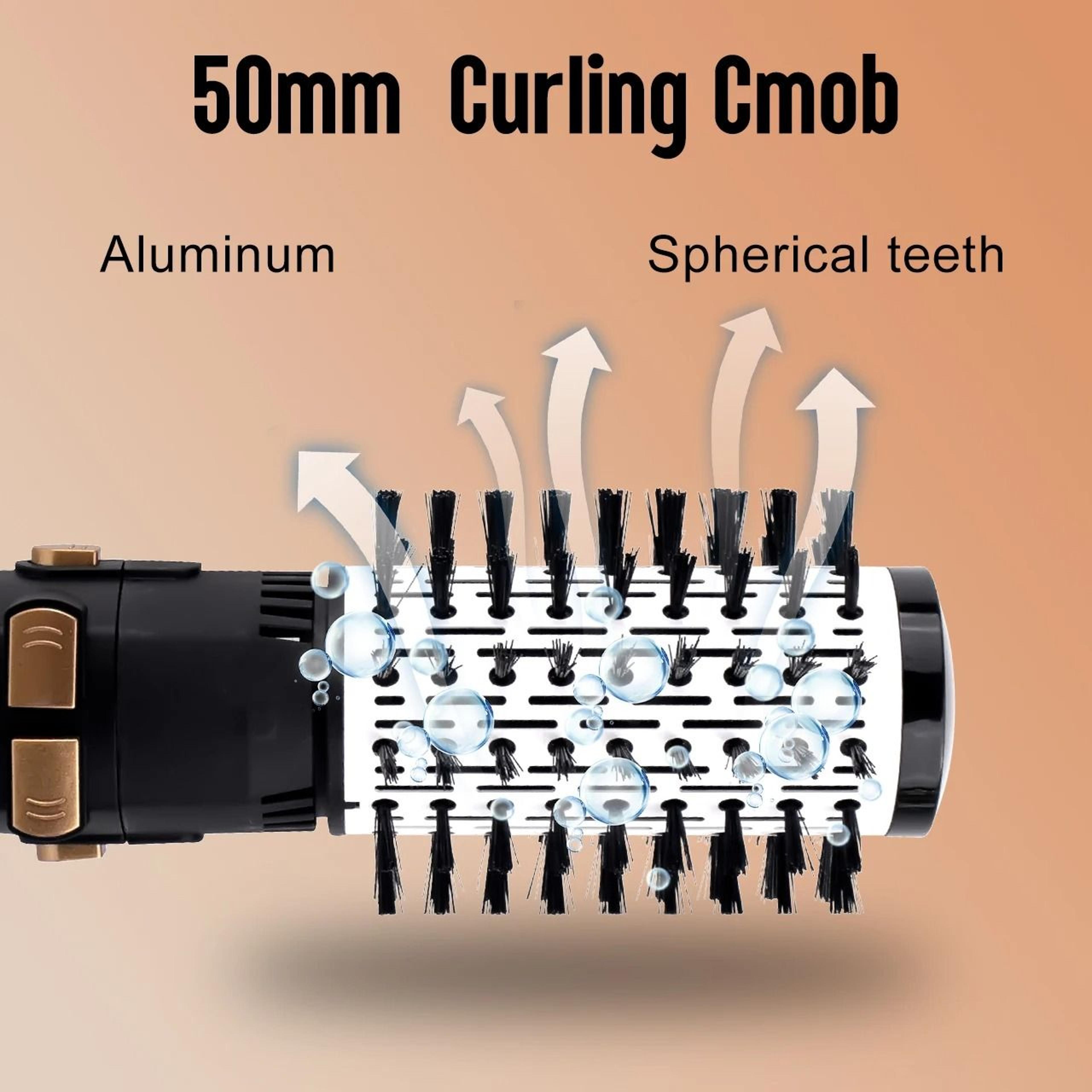4in1 Hot Air Brush Styler Hair Dryer Straightener Curler Volumizer 3
