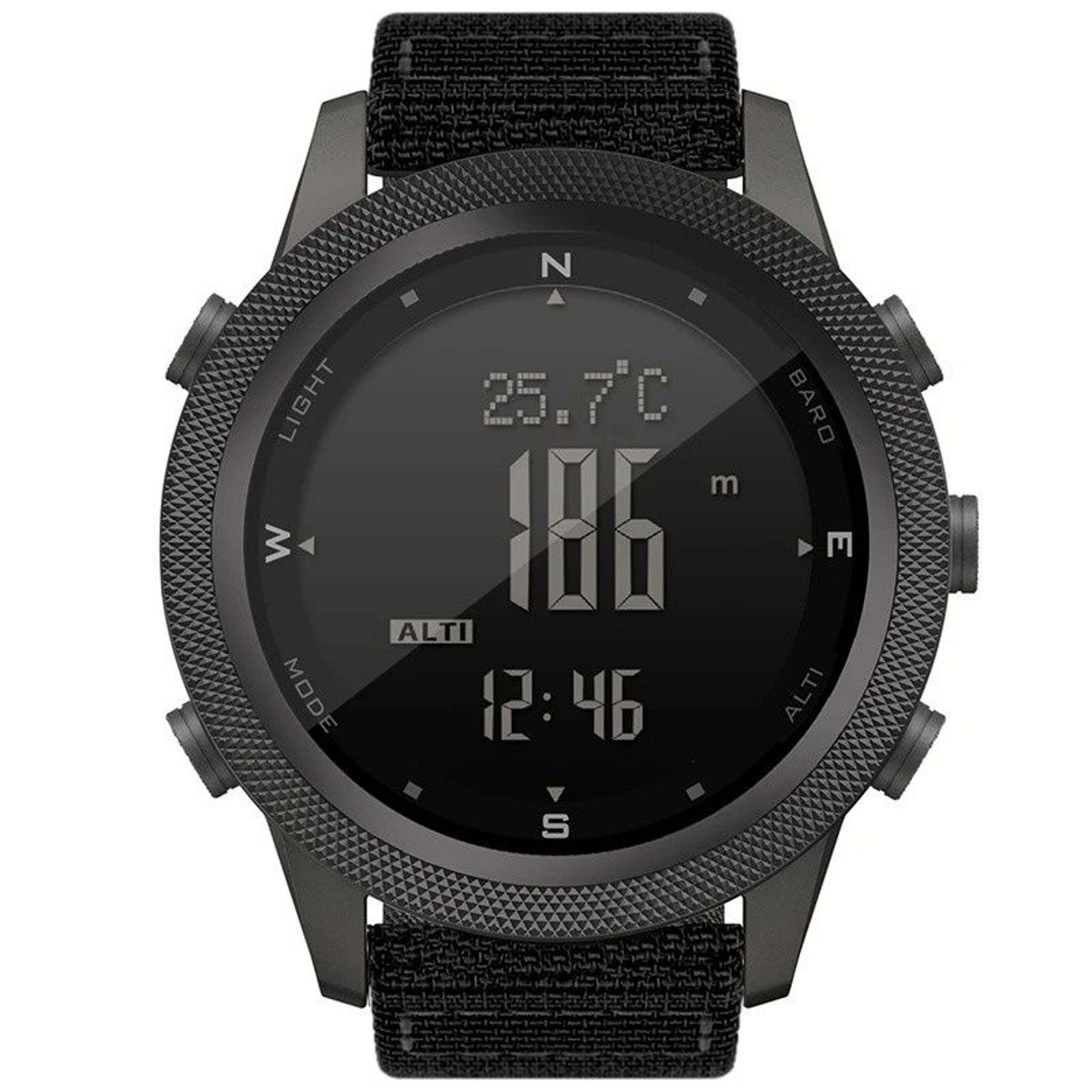 mens outdoor digital watch altimeter barometer compass 50m waterproof sports watch