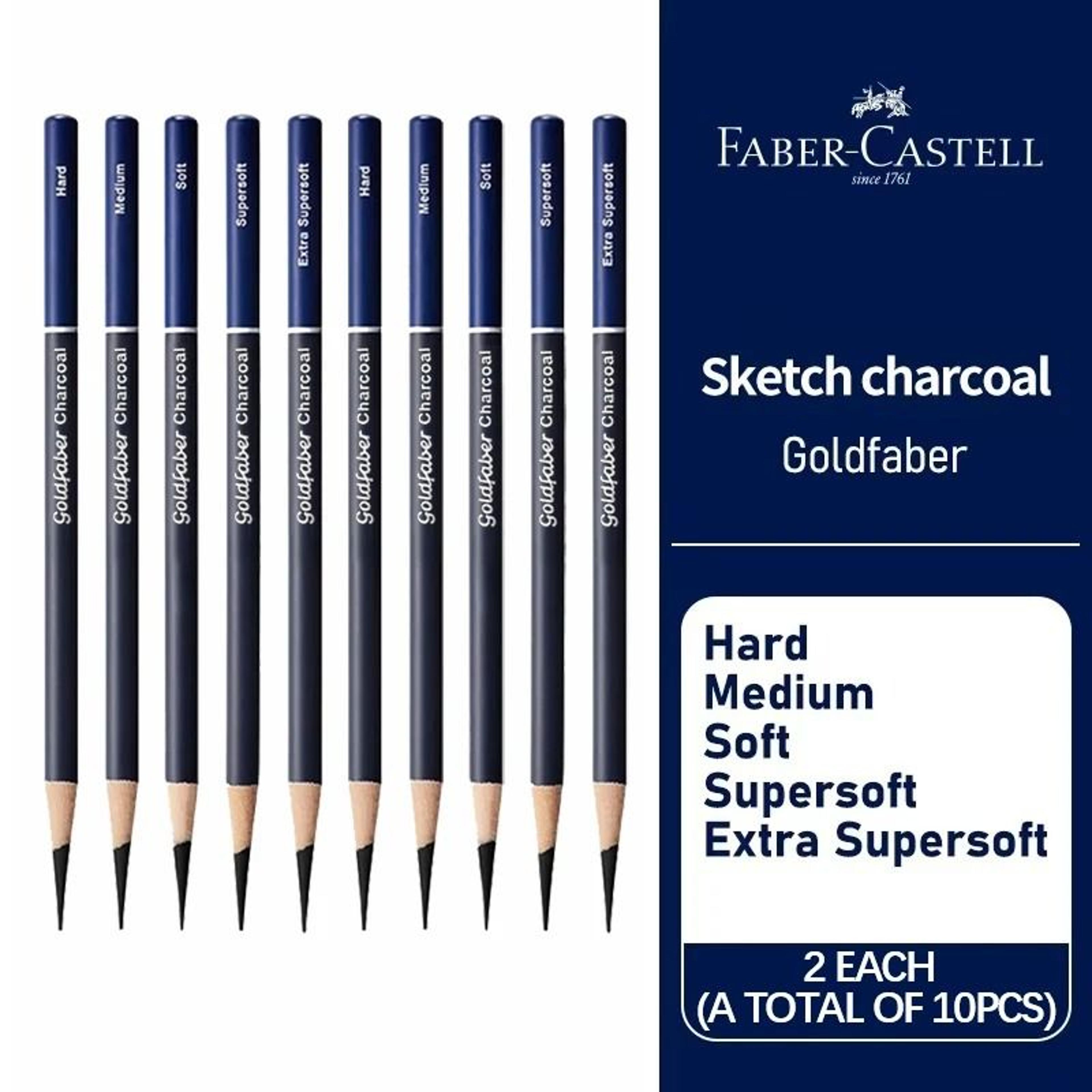 5 Or 10PCS Charcoal Graphite Sketch Pencil Set For Drawing Shading And Art 1