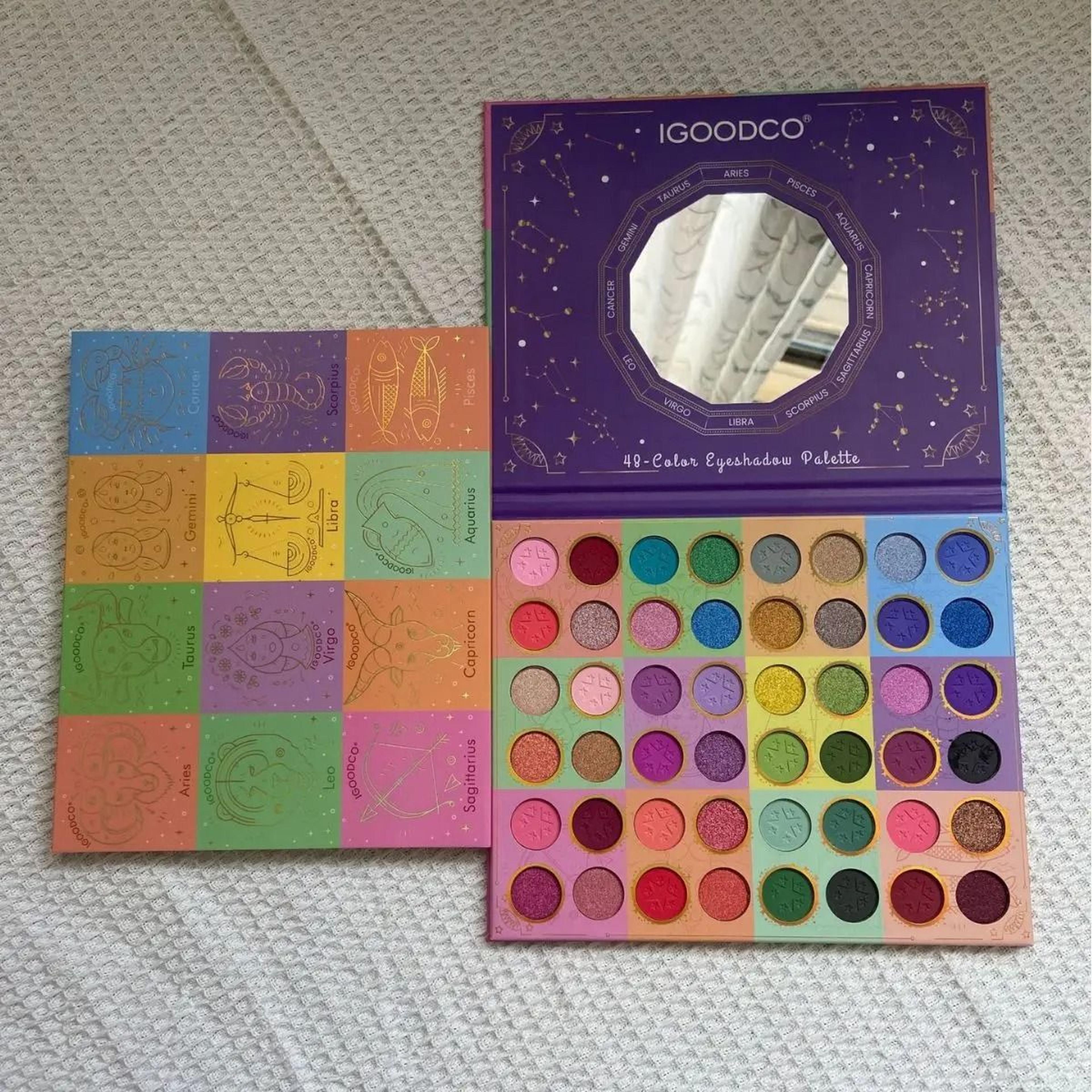 96 Color Neon Eyeshadow Palette Matte Shimmer Glitter Stage Makeup 5