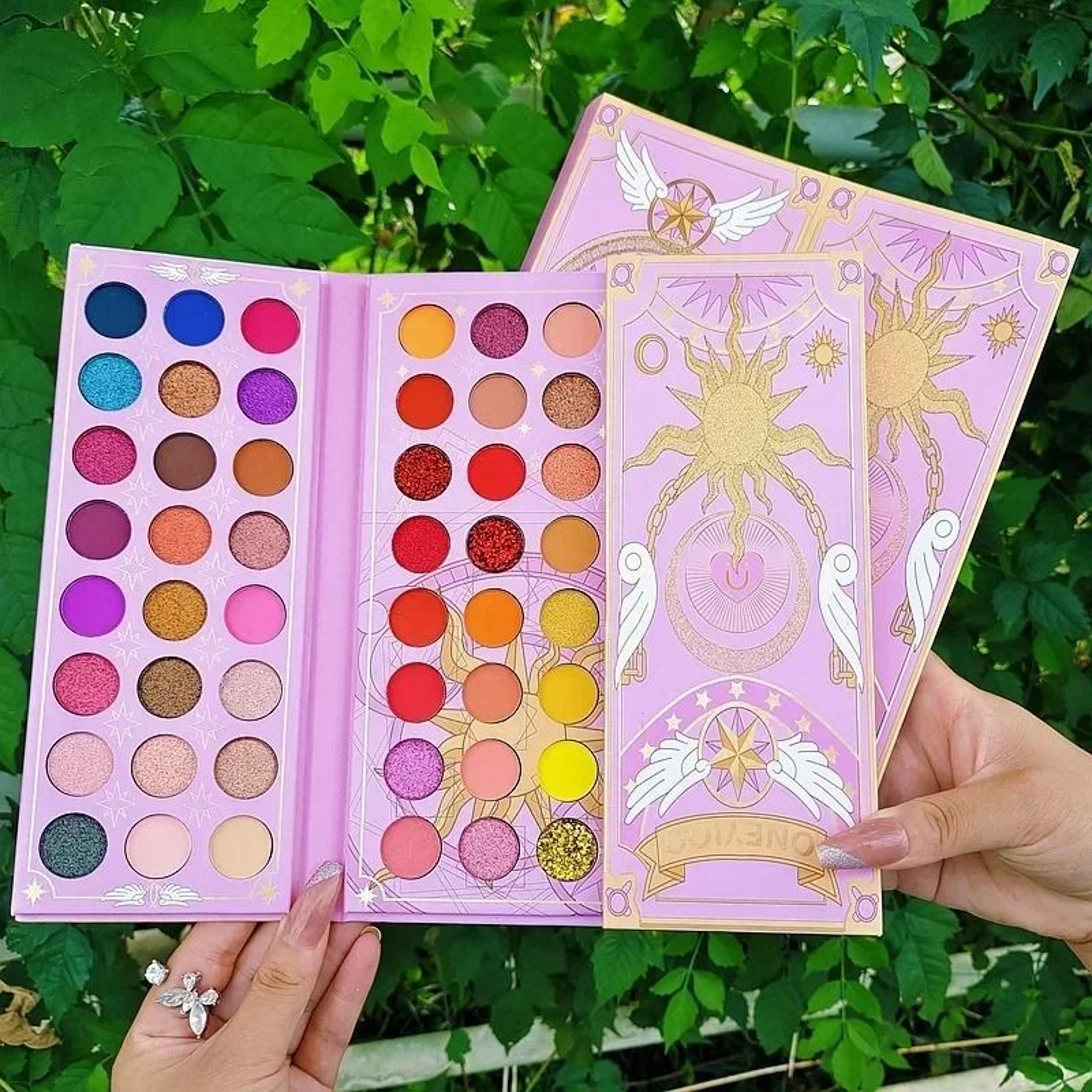 96 Color Neon Eyeshadow Palette Matte Shimmer Glitter Stage Makeup 9