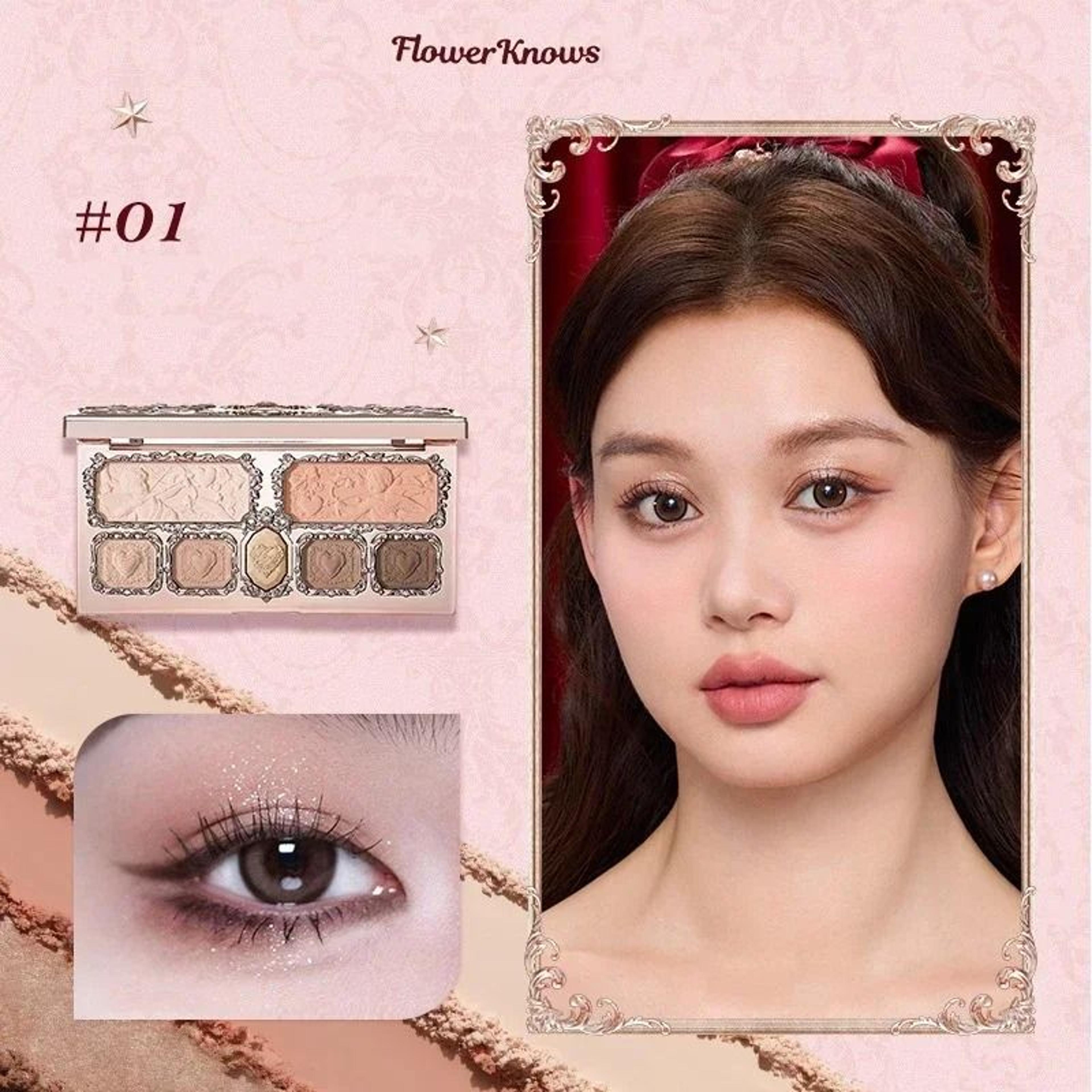6 Color Swan Inspired Eyeshadow Palette Matte Shimmer Pearl Glitter Makeup 4