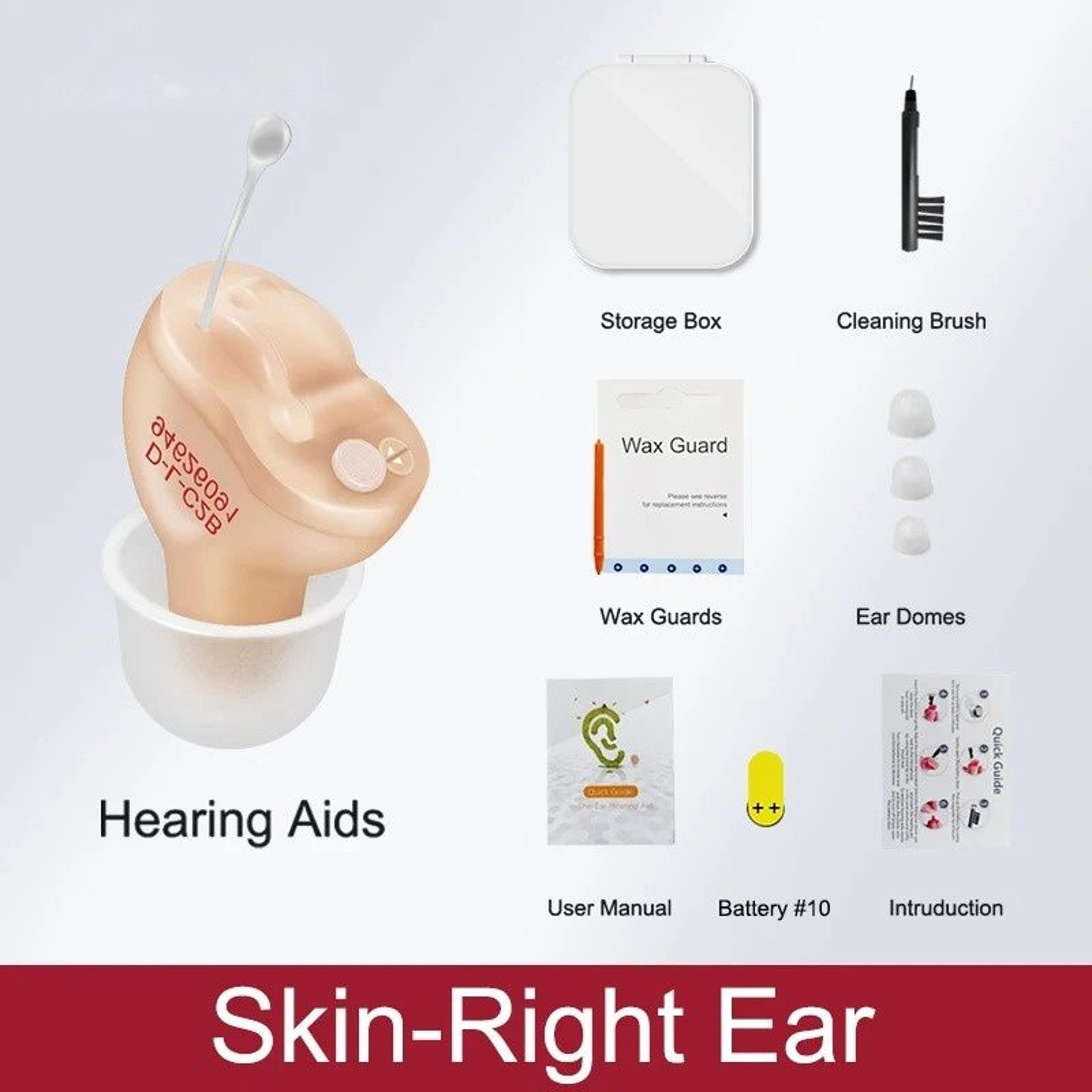 Mini CIC Sound Amplifier Adjustable Invisible In Ear Listening Device 3