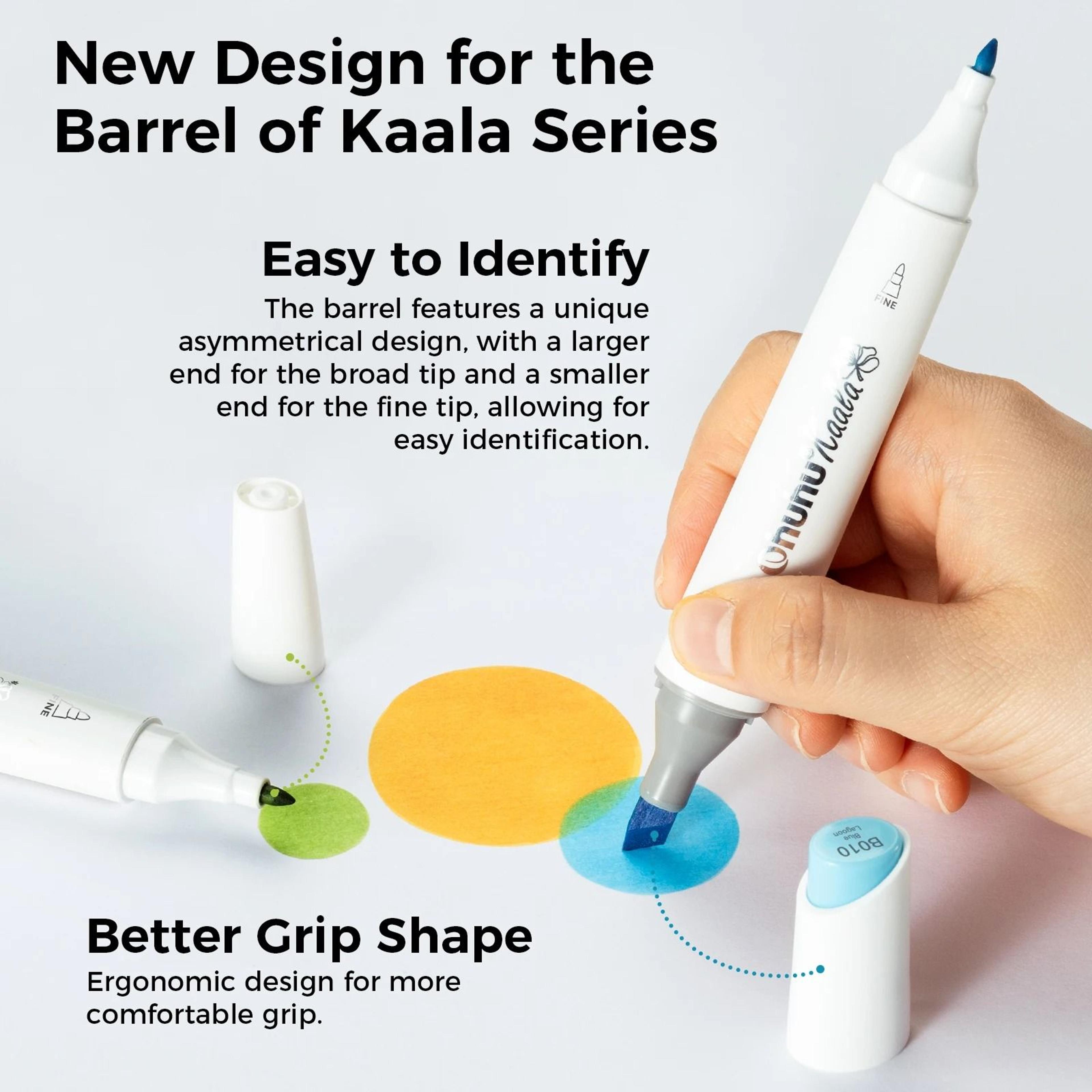 Refillable Dual Tip Alcohol Marker Set Slim Chisel Fine Art Markers 8