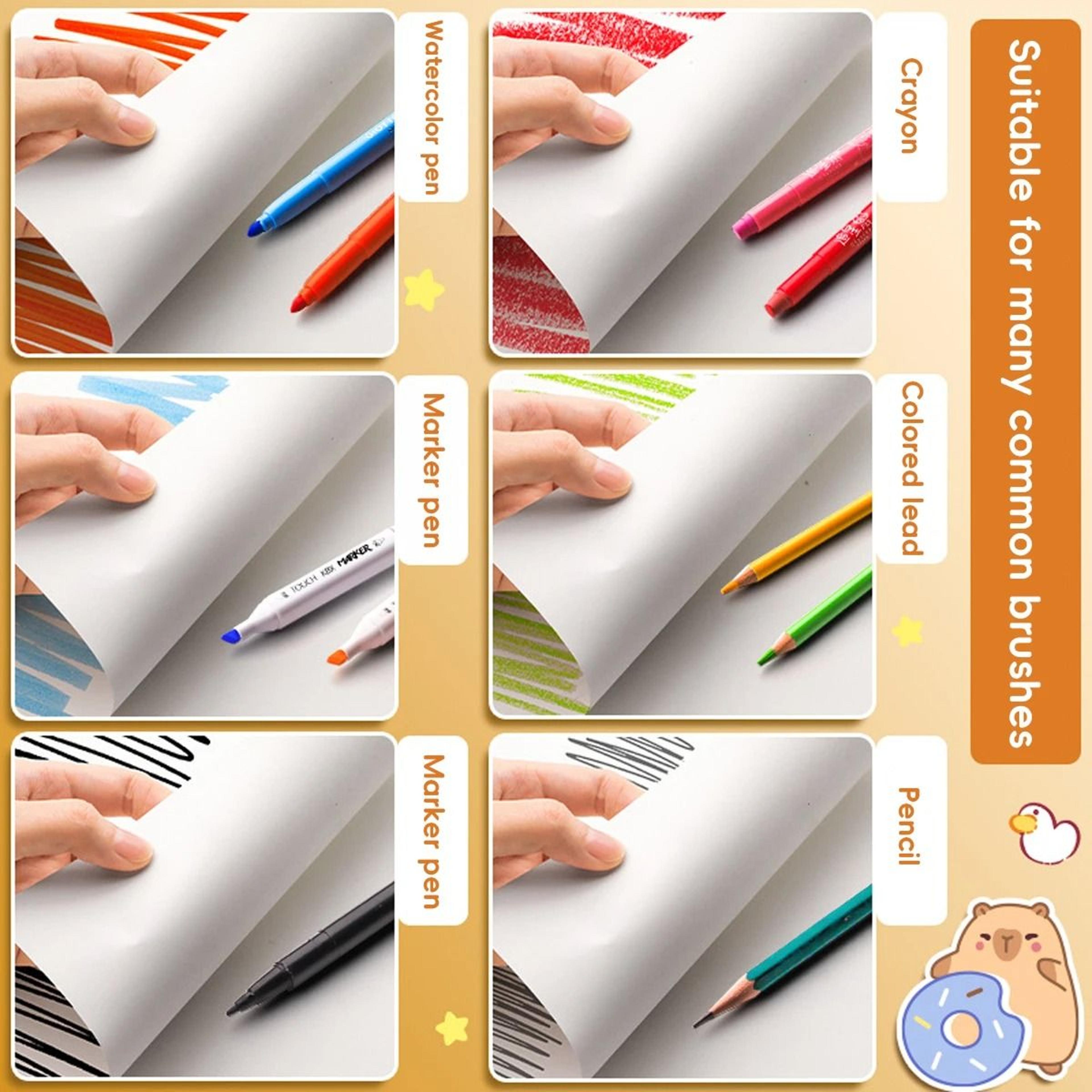 A4 Capybara Sketchbook 50 Sheet Thick Blank Drawing Pad For Kids 11