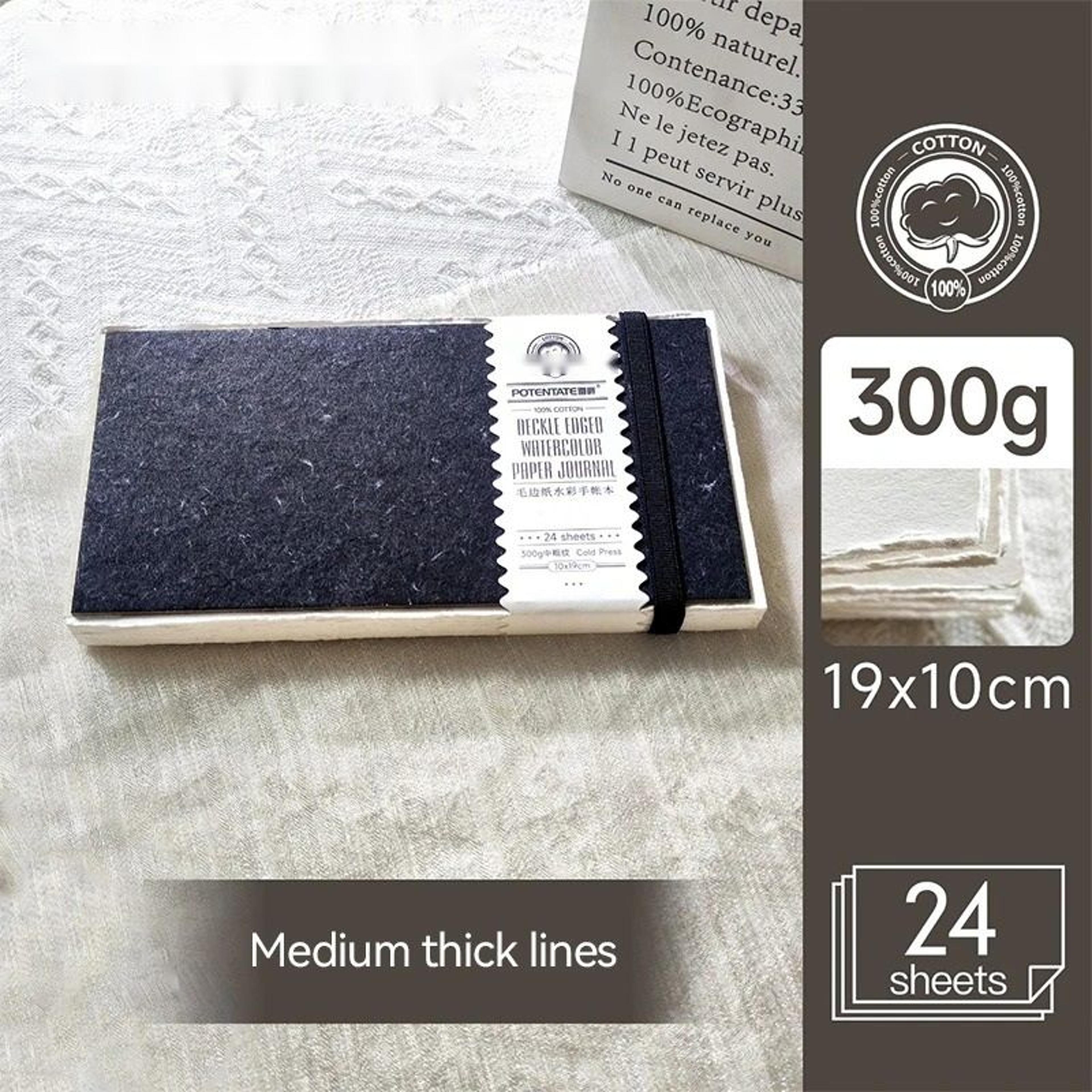 Square 100 Cotton Watercolor Sketchbook 300gsm 24 Sheet Art Paper Book 5