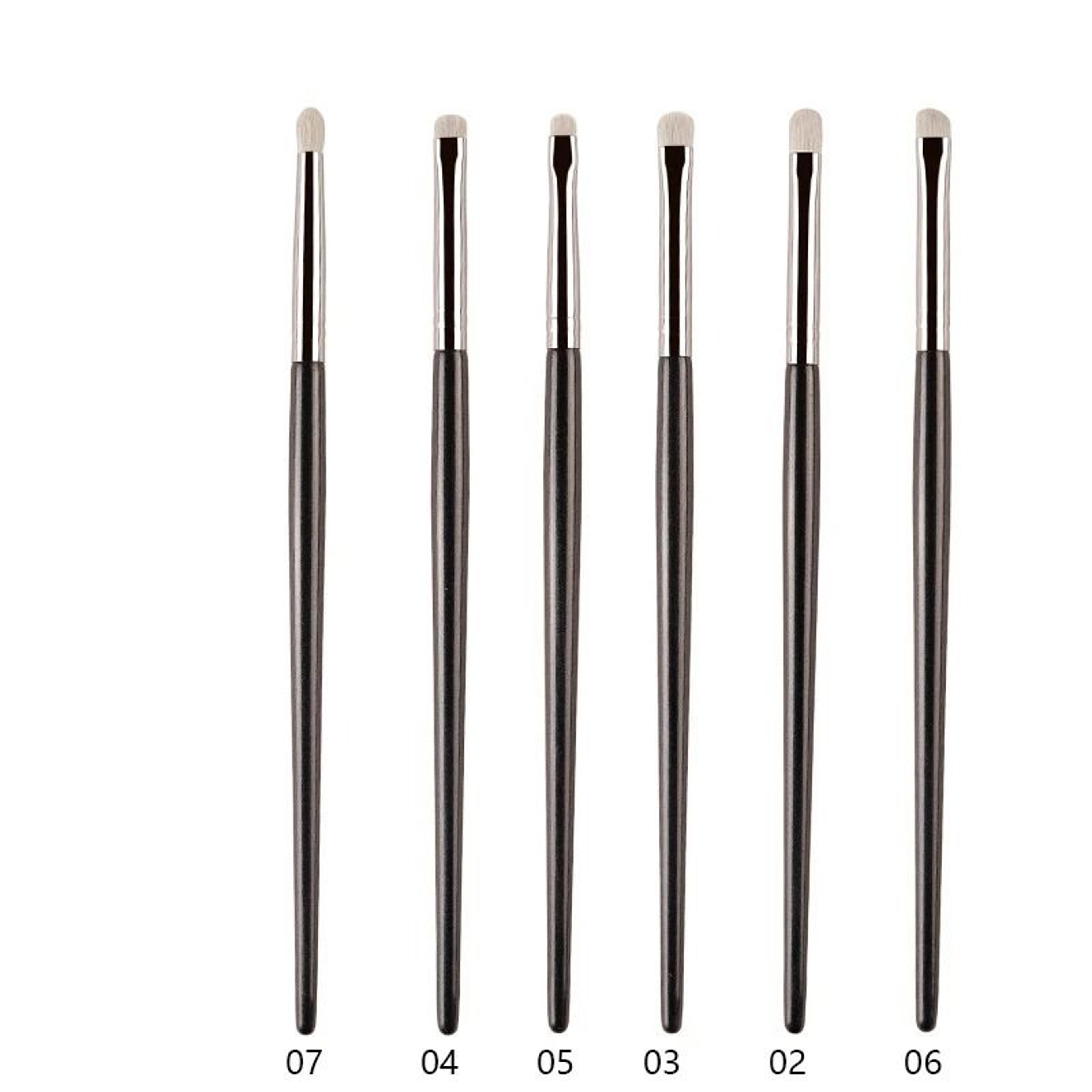Professional White Pony Hair Eyeshadow Brush Precision Smudge Crease Detail Brush 28