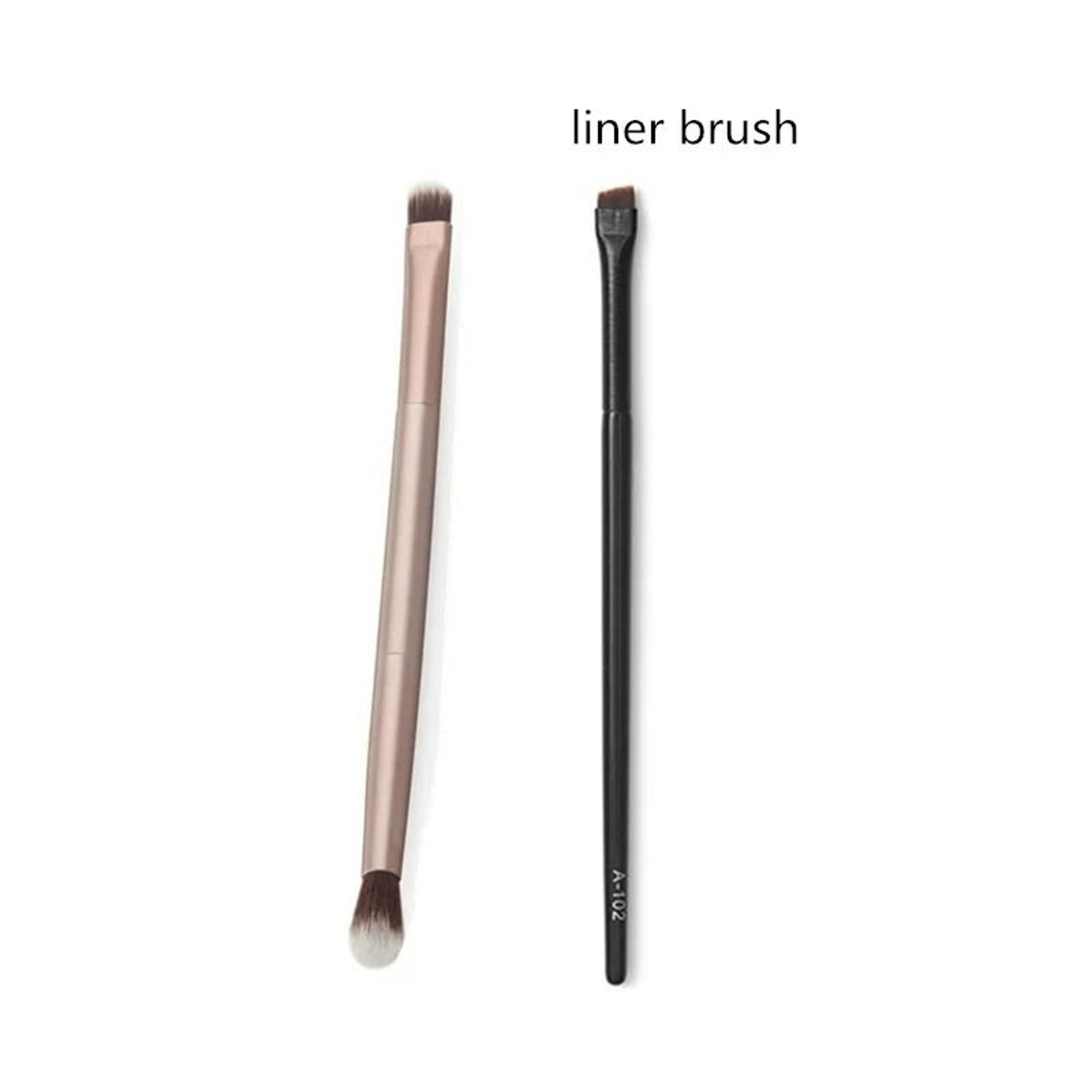 2 PC Angled Eyebrow Brush Set Precision Brow Contour Eyeliner Brushes 4